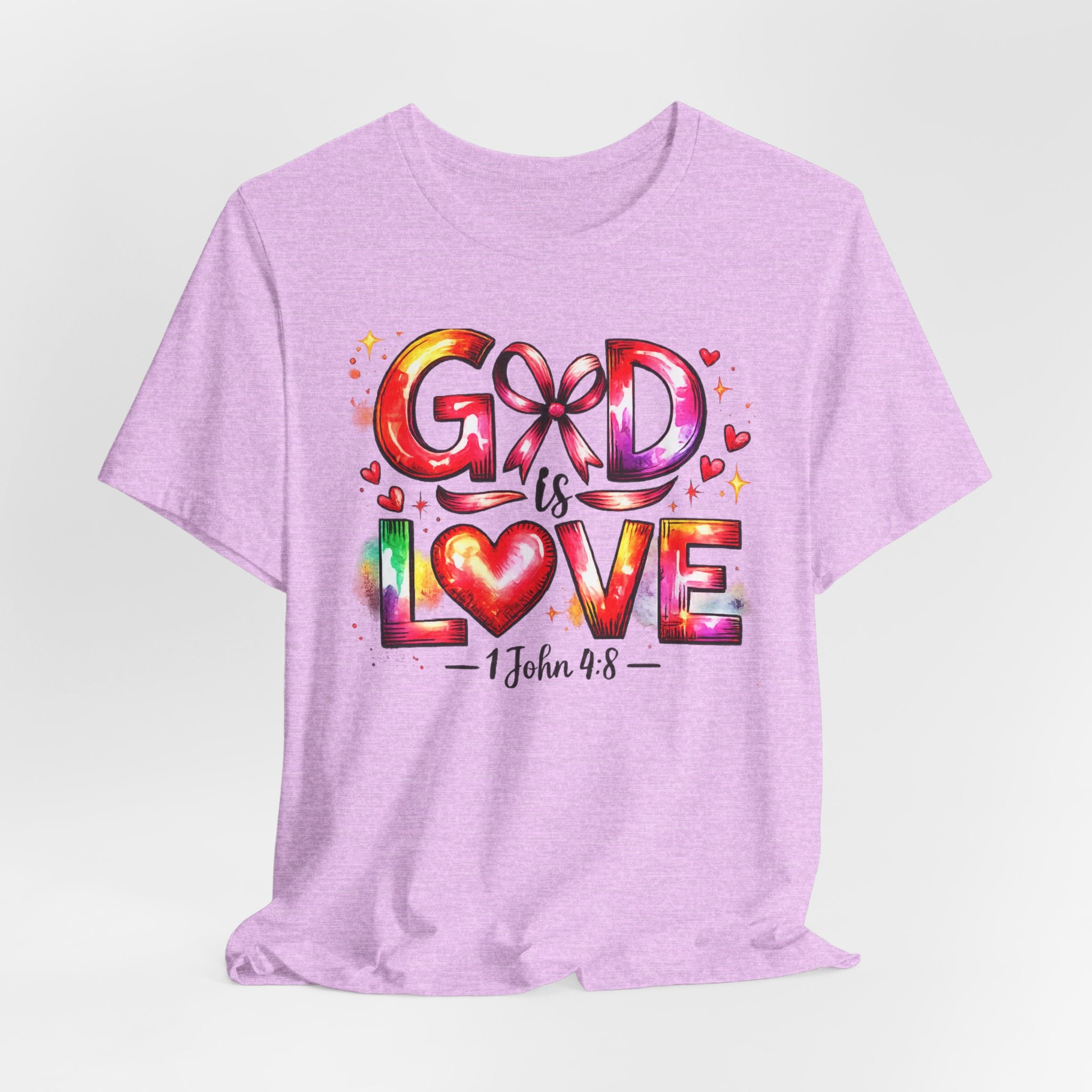 God is Love – 1 John 4:8 Christian Faith T-Shirt