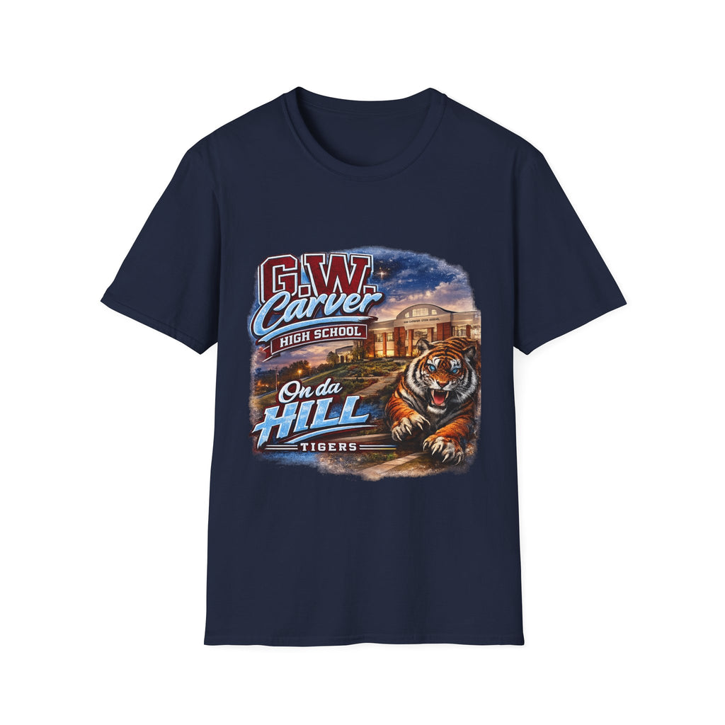 G.W. Carver High School Tigers T-Shirt | On Da Hill School Spirit Tee | Columbus GA Tiger Pride Graphic Tee