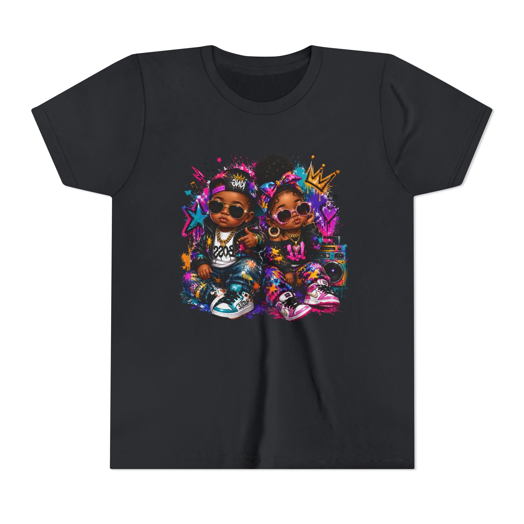 Lil King & Queen T-Shirt | Hip Hop Baby Graphic Tee | Urban Kids Streetwear Shirt