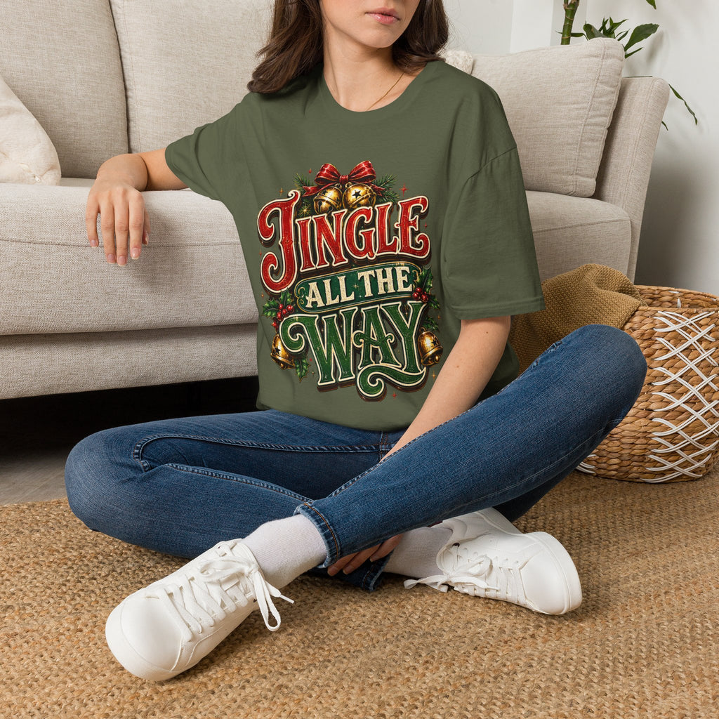 Jingle All the Way Shirt – Vintage Christmas Tee | Classic Holiday Gift