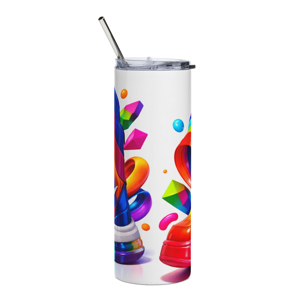 Colorful Sneaker Tumbler – Bold Streetwear Style