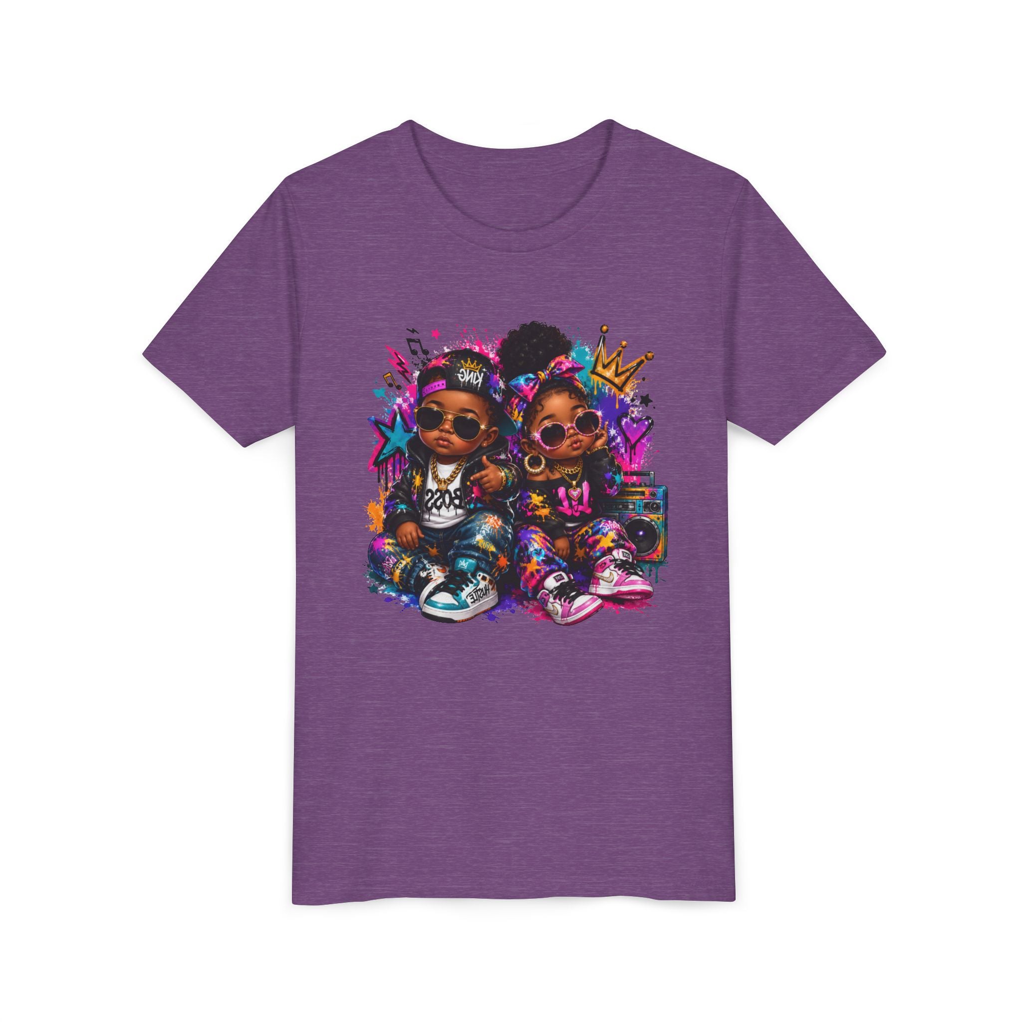 Lil King & Queen T-Shirt | Hip Hop Baby Graphic Tee | Urban Kids Streetwear Shirt