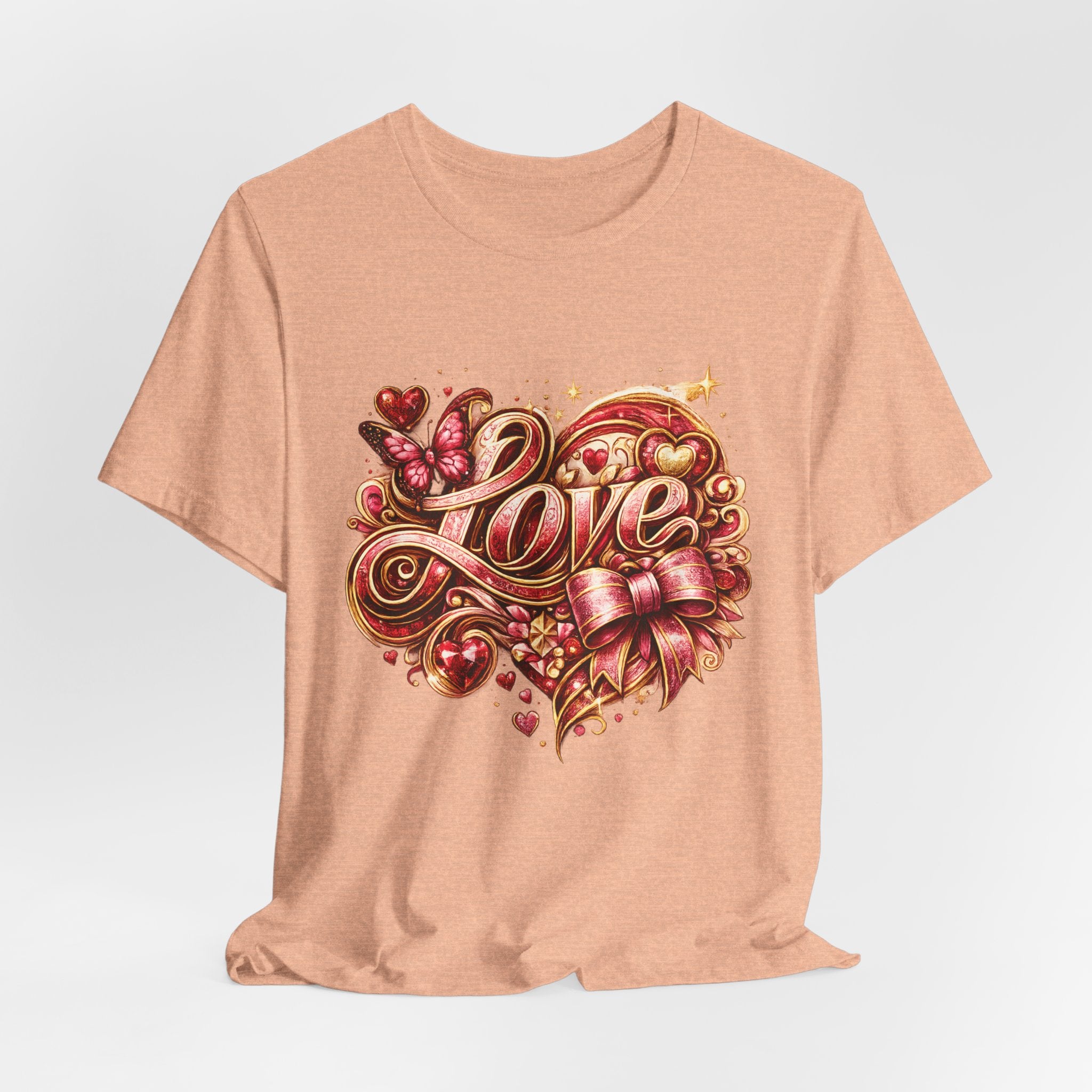 Love – Butterfly & Bow Valentine's Day T-Shirt