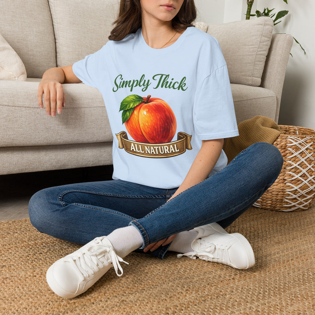 Simply Thick All Natural – Peach Graphic Tee