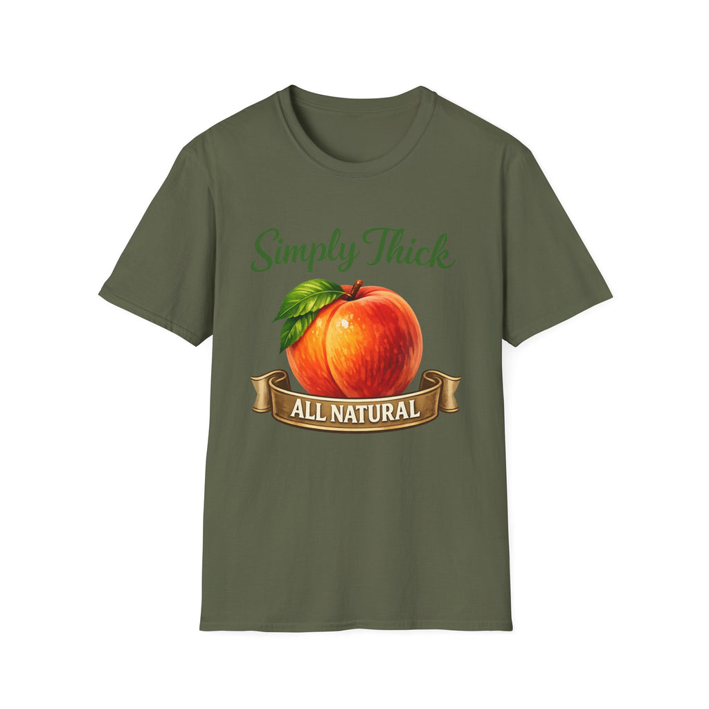 Simply Thick All Natural – Peach Graphic Tee