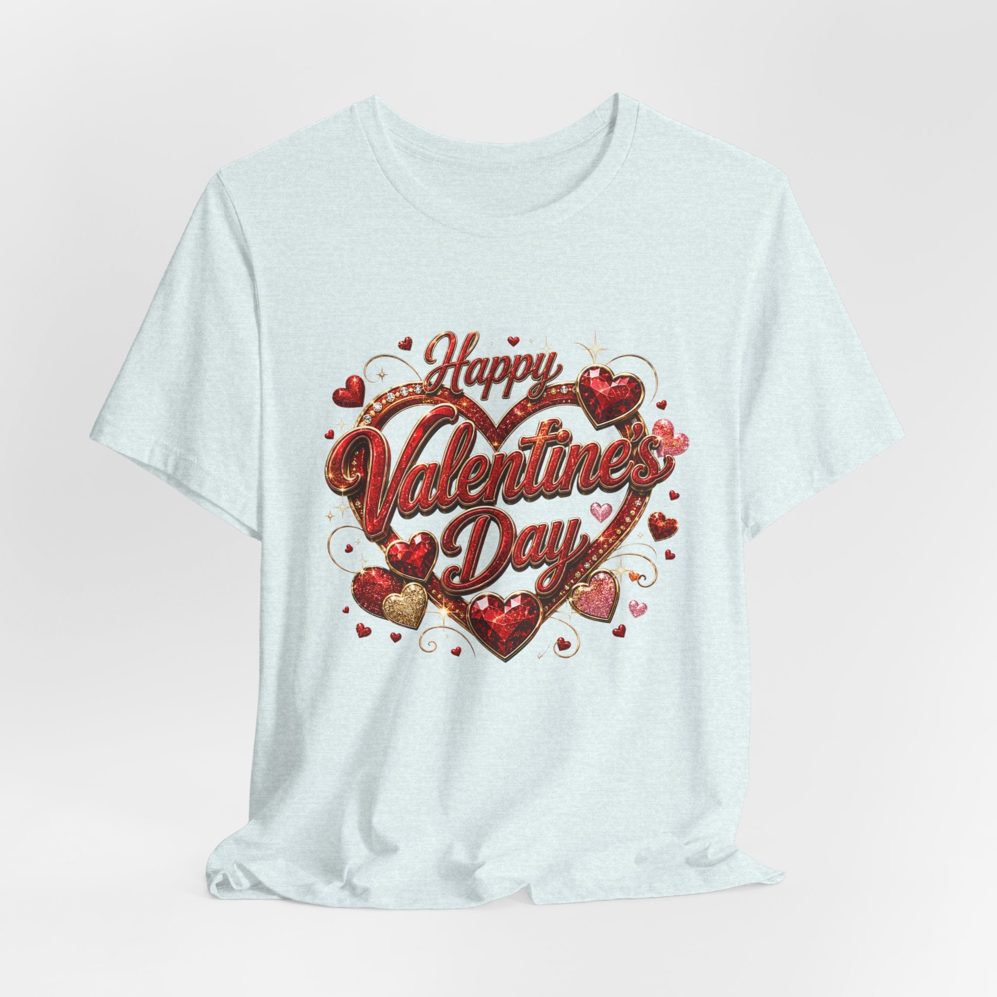 Happy Valentine's Day Glam Heart T-Shirt