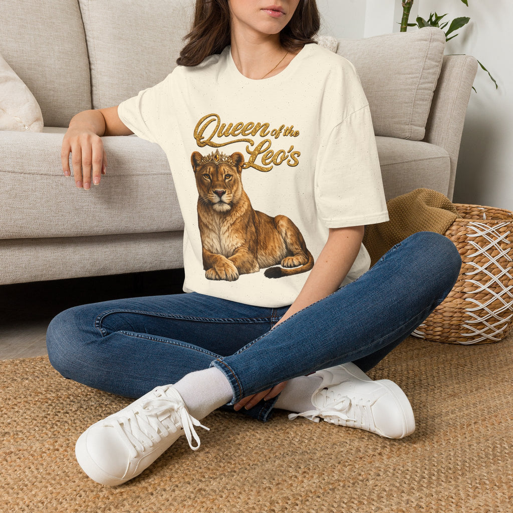 Queen of the Leo's – Lioness Crown Graphic Tee