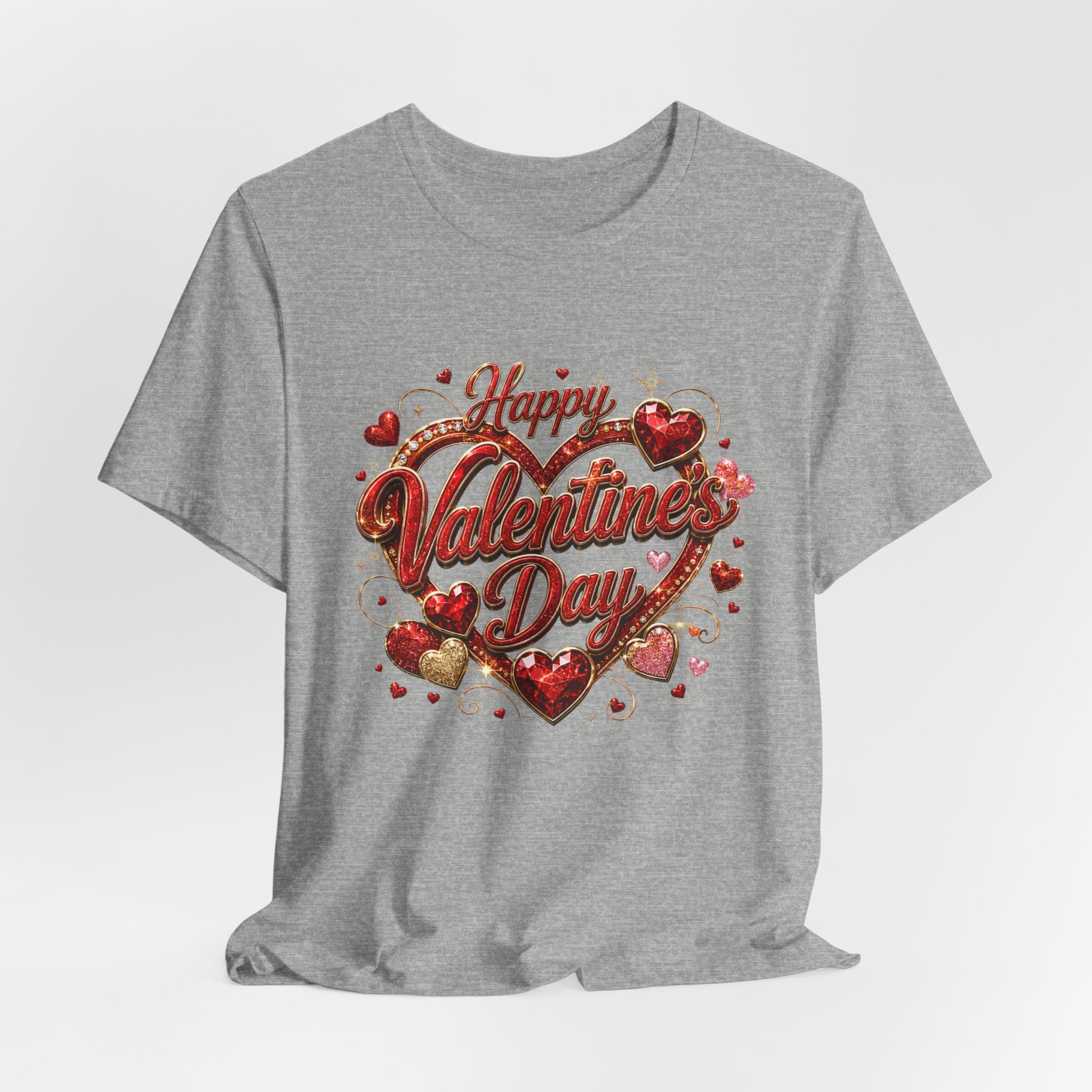 Happy Valentine's Day Glam Heart T-Shirt