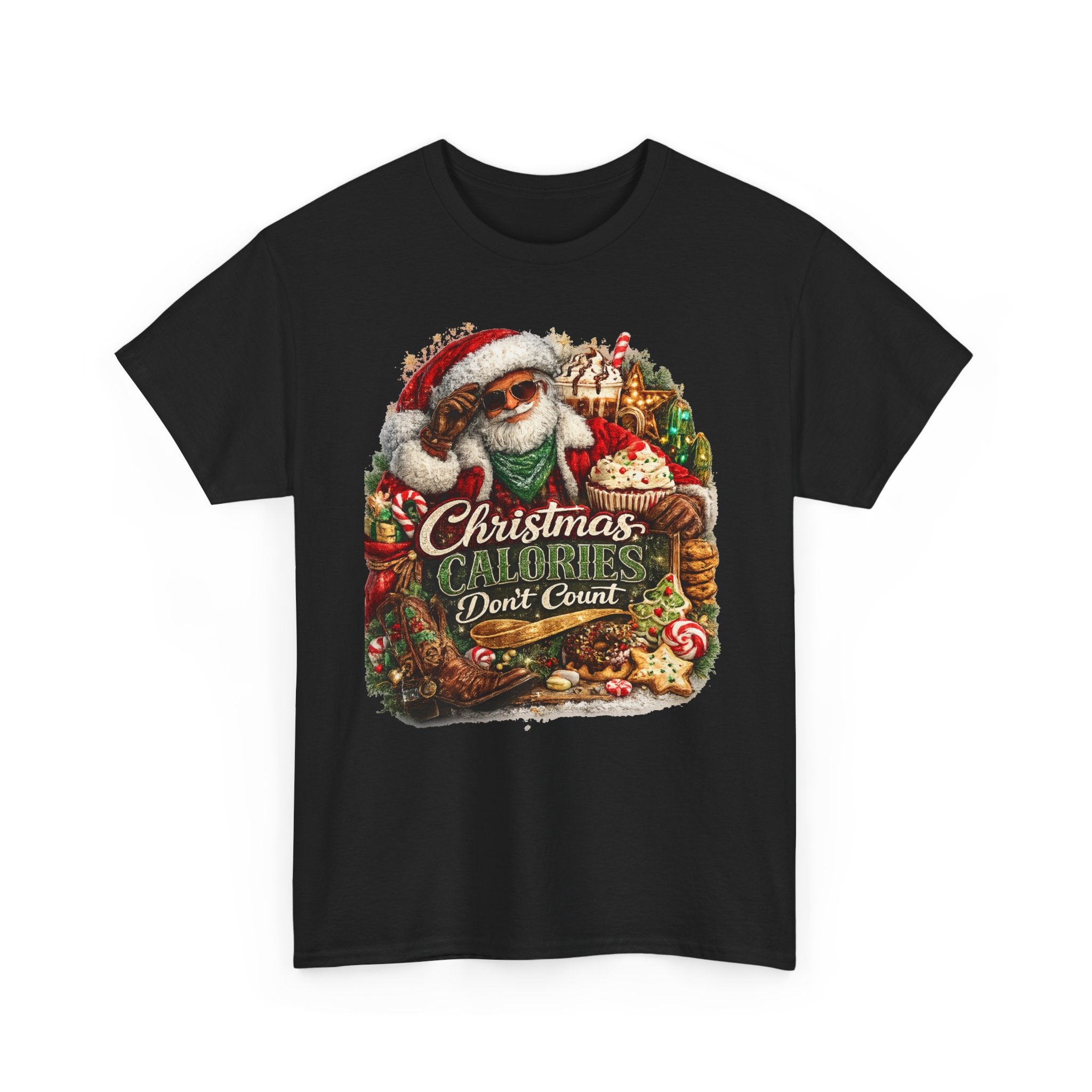 Christmas Calories Don't Count Shirt – Funny Holiday Tee | Christmas Foodie Gift