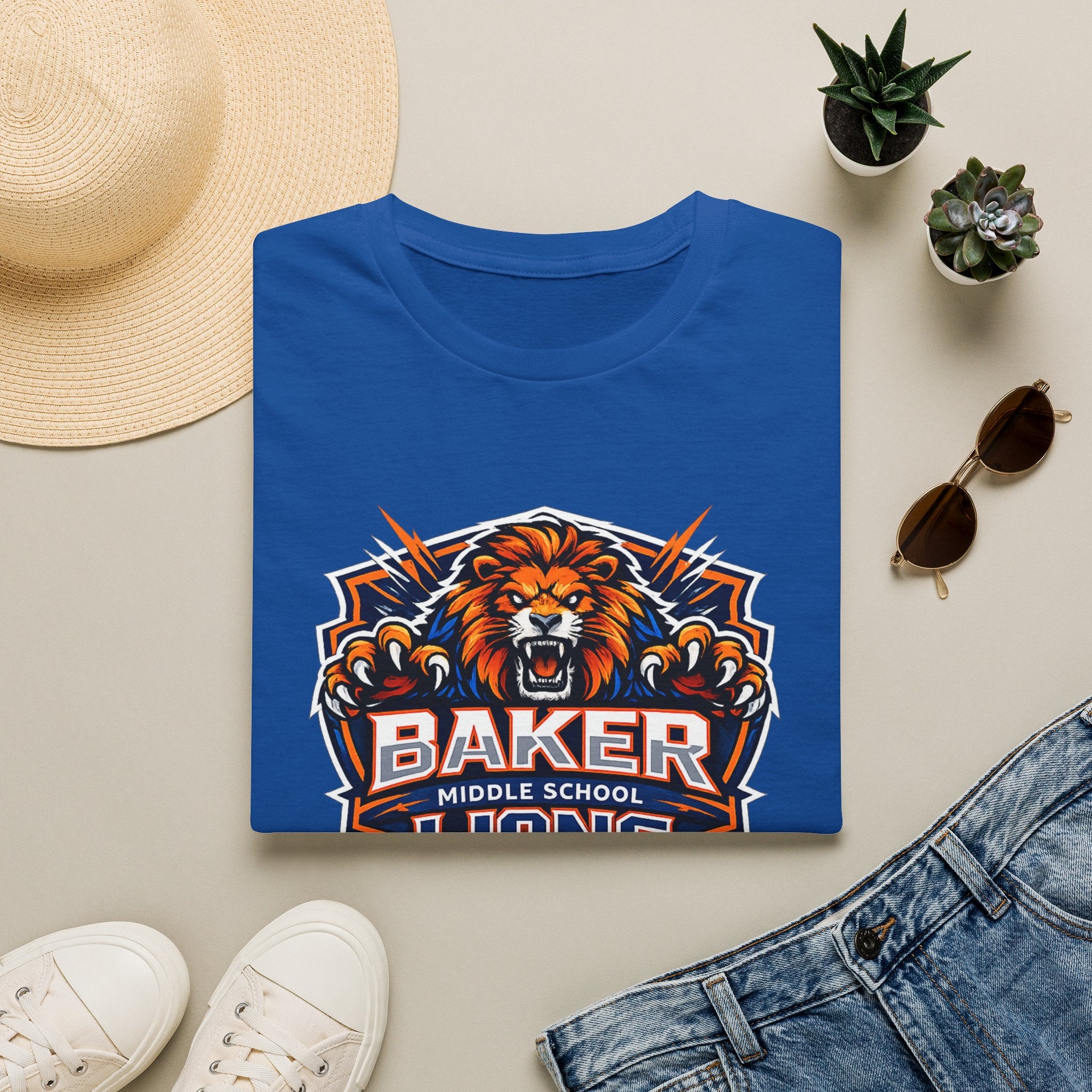Baker Middle School Lions T-Shirt | School Spirit Tee | Lions Pride Graphic Tee