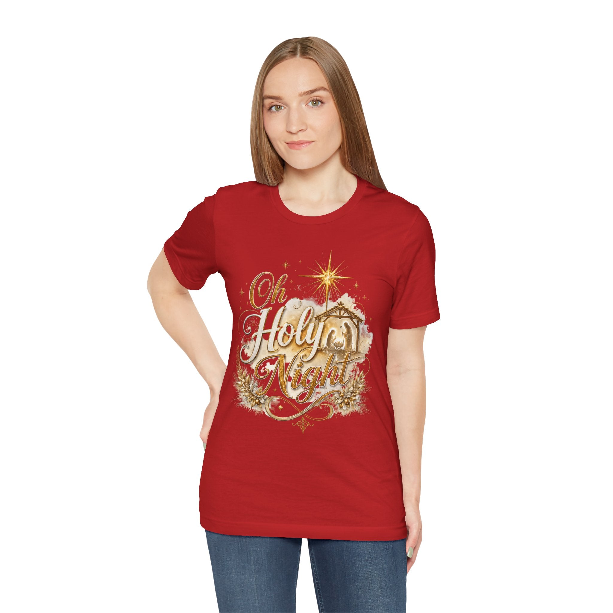 Oh Holy Night – Nativity Christmas T-Shirt
