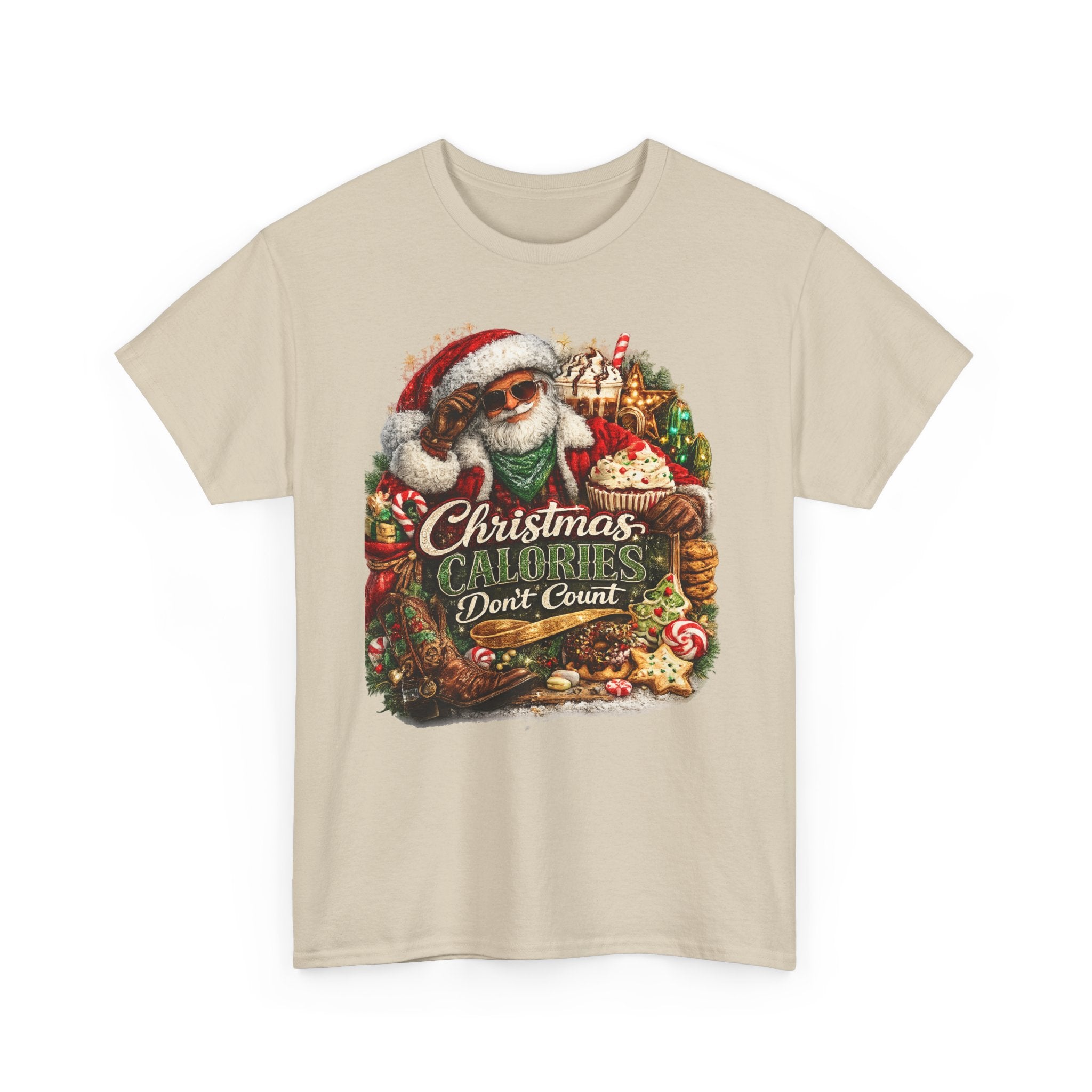 Christmas Calories Don't Count Shirt – Funny Holiday Tee | Christmas Foodie Gift