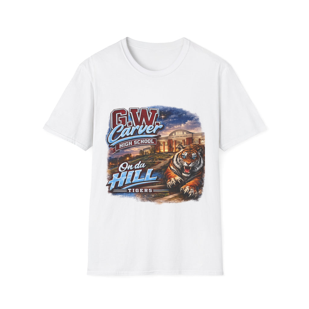 G.W. Carver High School Tigers T-Shirt | On Da Hill School Spirit Tee | Columbus GA Tiger Pride Graphic Tee