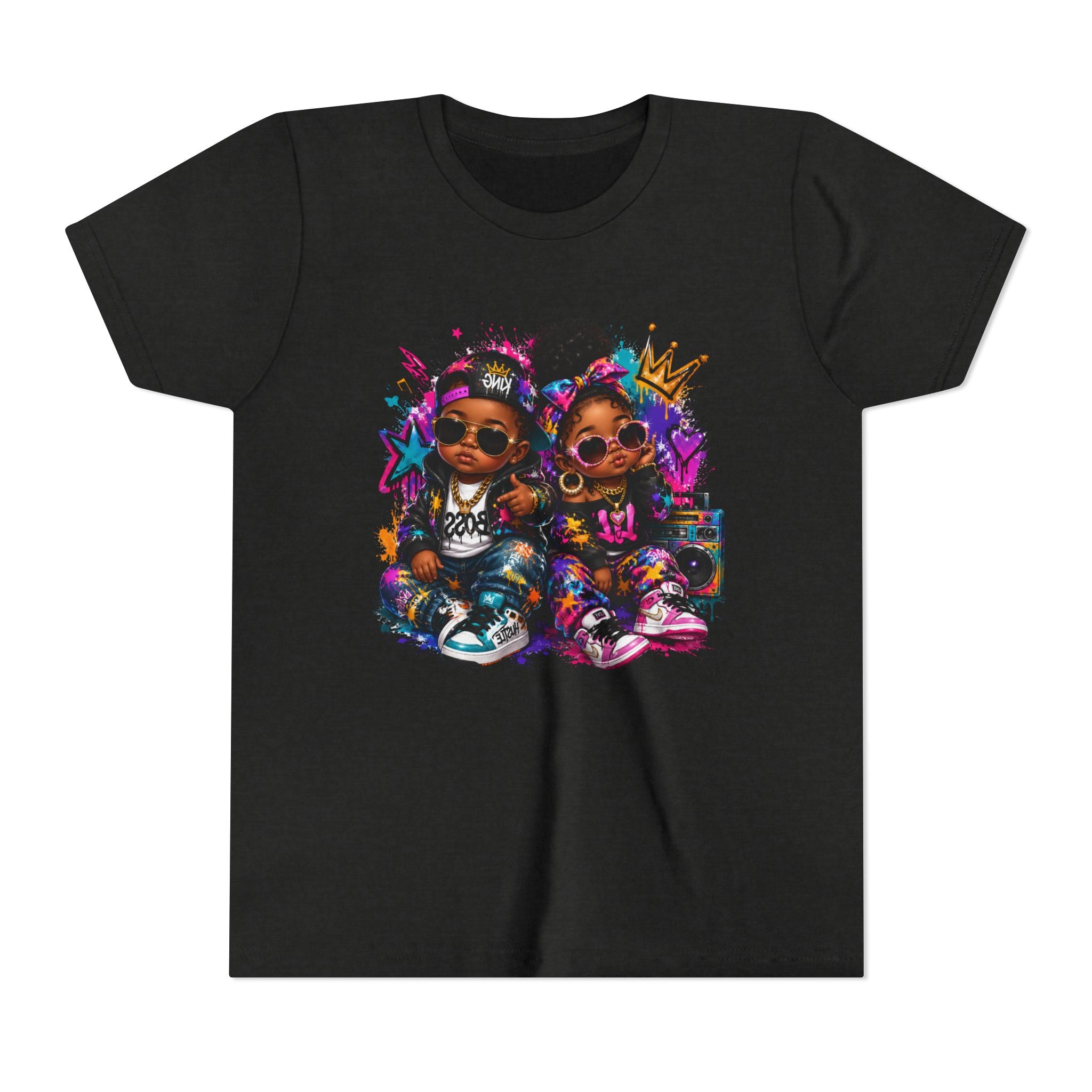Lil King & Queen T-Shirt | Hip Hop Baby Graphic Tee | Urban Kids Streetwear Shirt