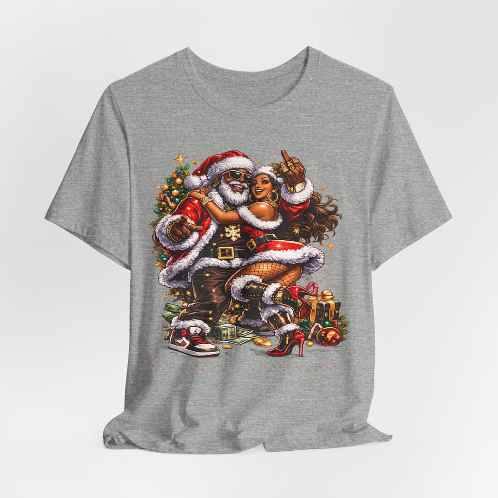 Hip Hop Santa & Mrs. Claus – Urban Christmas T-Shirt