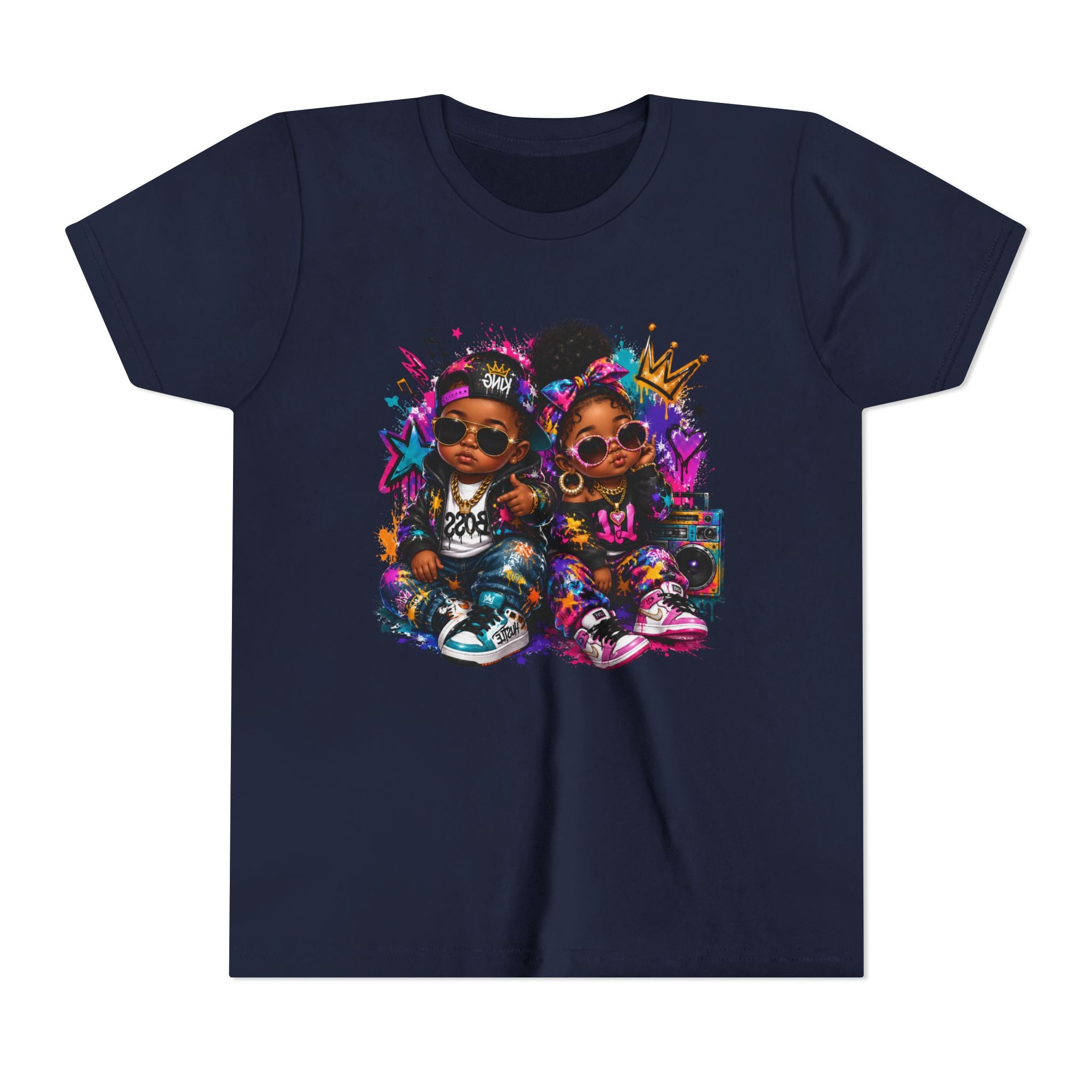 Lil King & Queen T-Shirt | Hip Hop Baby Graphic Tee | Urban Kids Streetwear Shirt