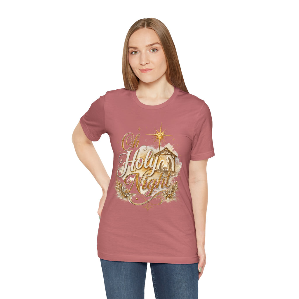 Oh Holy Night – Nativity Christmas T-Shirt