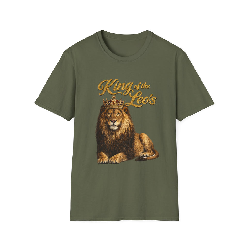 King of the Leo's – Lion Crown Graphic Tee