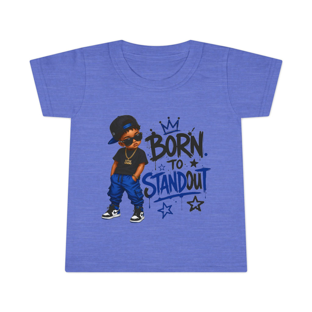 Born to Standout Toddler Tee | Hip-Hop Little King Graphic T-Shirt