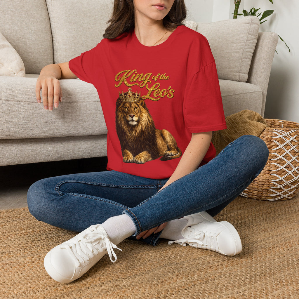 King of the Leo's – Lion Crown Graphic Tee