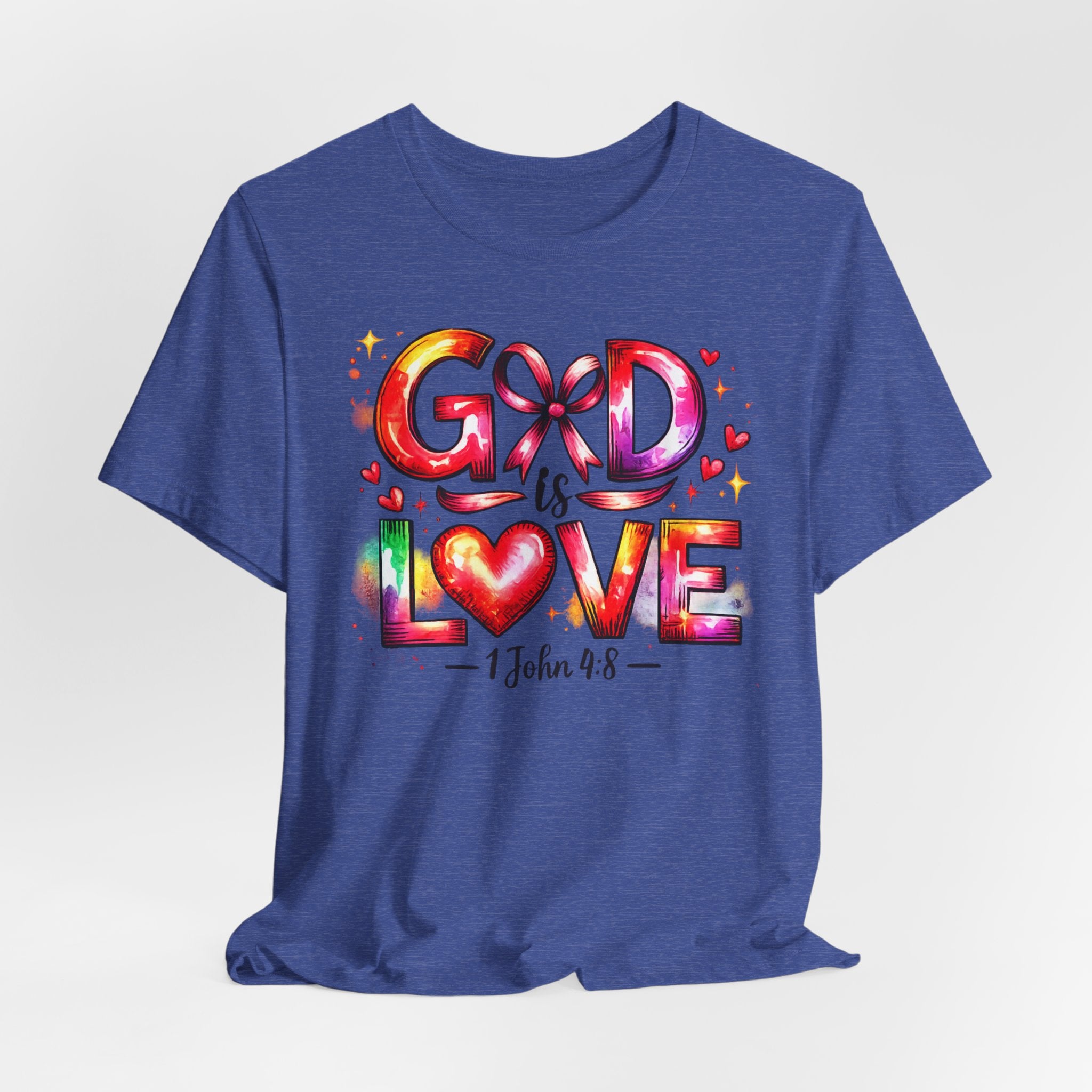 God is Love – 1 John 4:8 Christian Faith T-Shirt