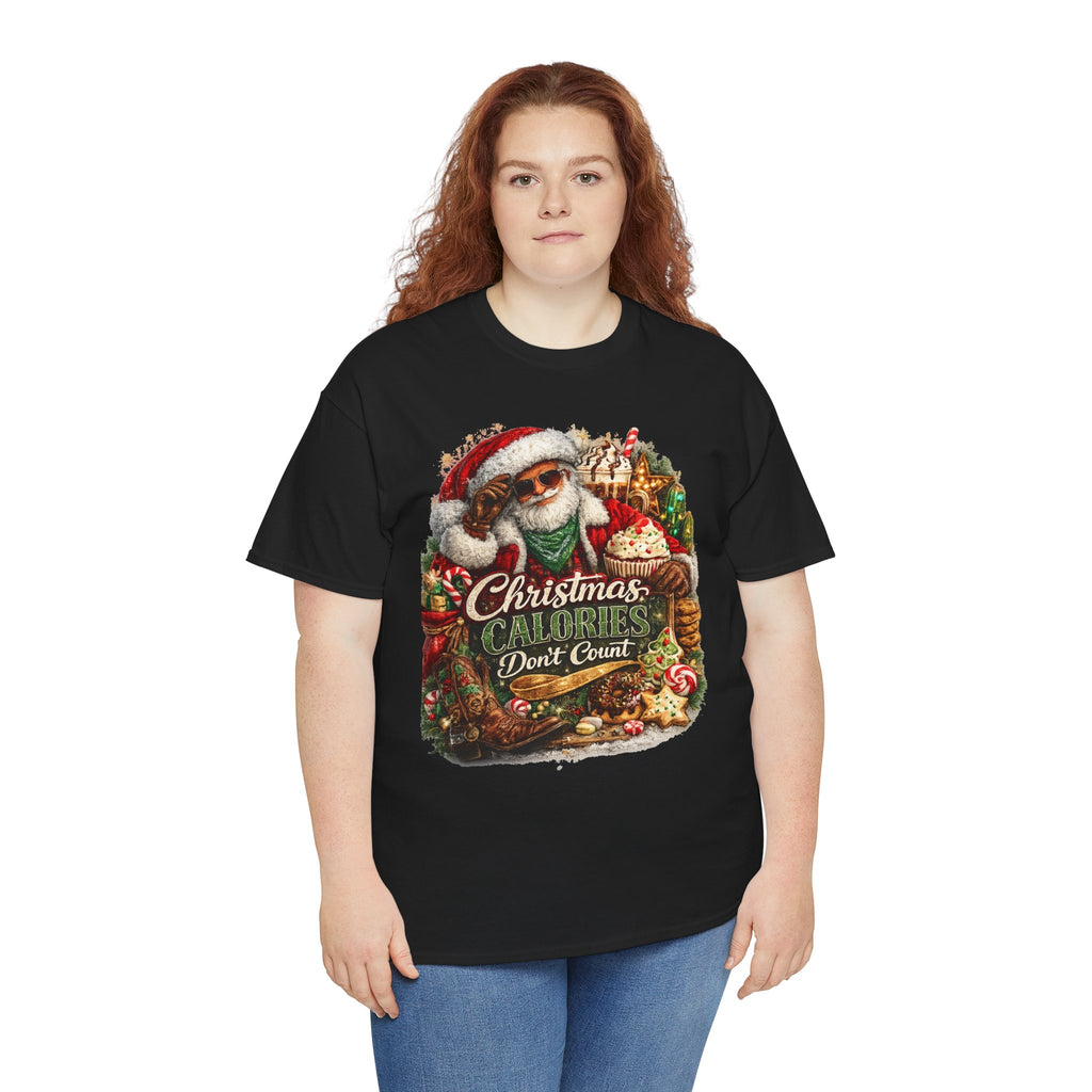 Christmas Calories Don't Count Shirt – Funny Holiday Tee | Christmas Foodie Gift