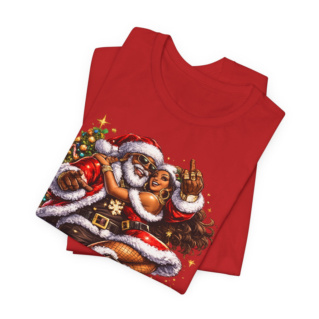 Hip Hop Santa & Mrs. Claus – Urban Christmas T-Shirt