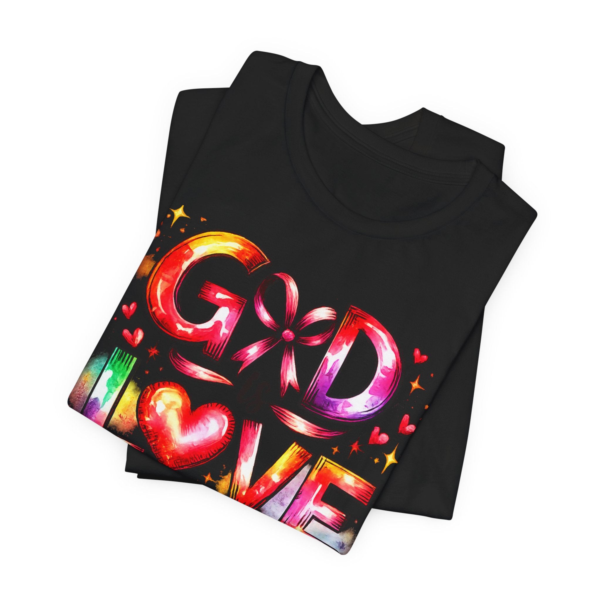 God is Love – 1 John 4:8 Christian Faith T-Shirt