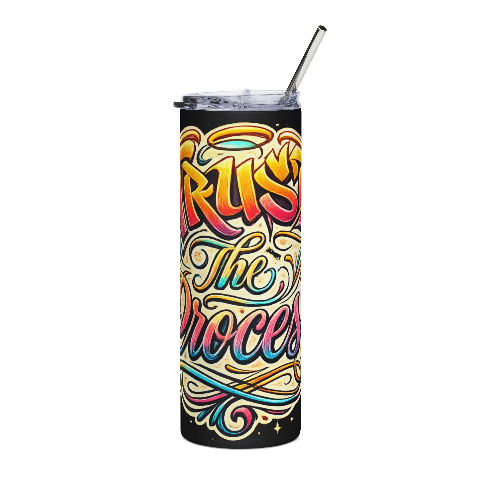 Trust The Process Tumbler – Vibrant Color Edition