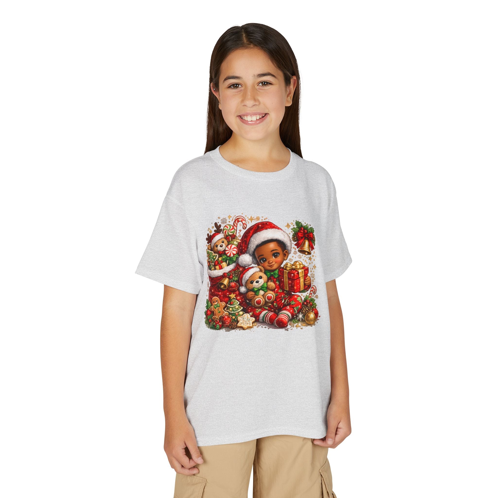 Black Boy Christmas Shirt – Melanin Kids Holiday Tee | Christmas Gift for Boys