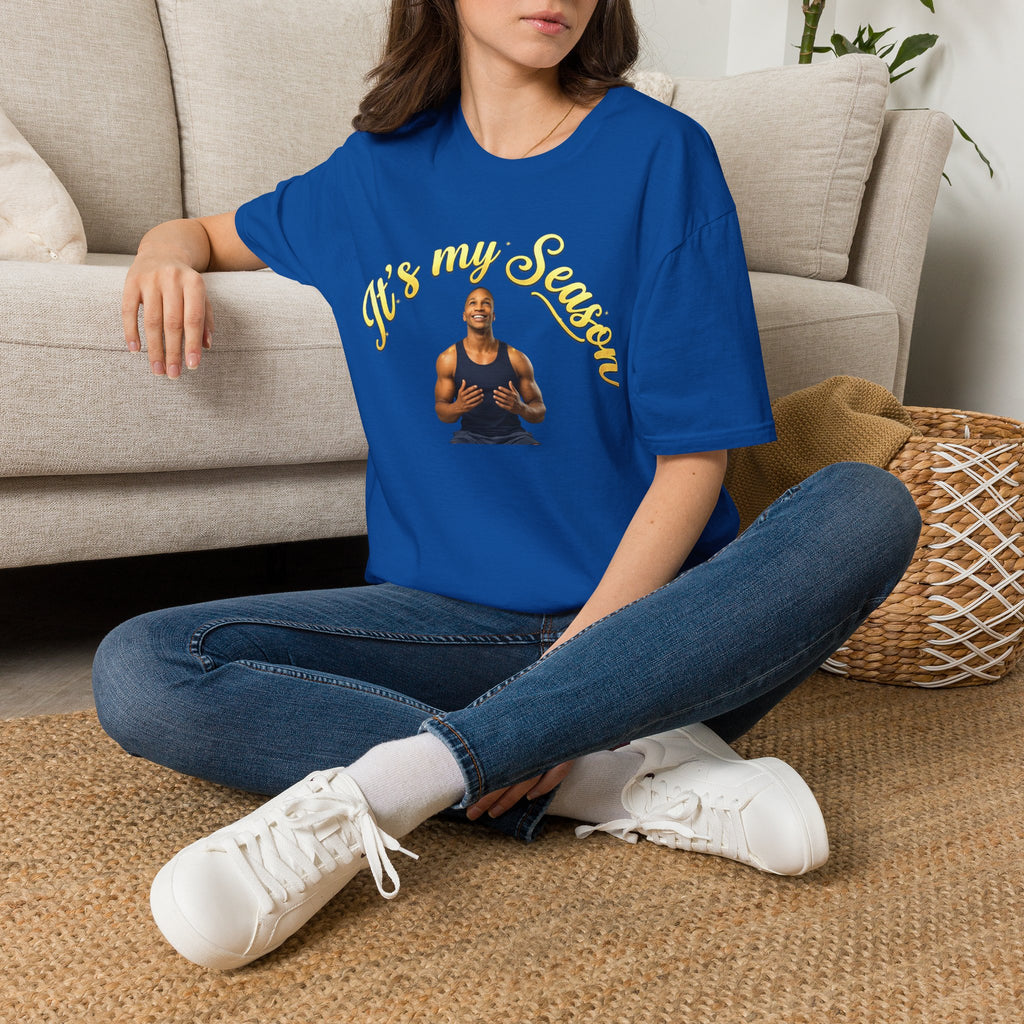 It's My Season T-Shirt | Gold Motivational Tee | Men's Empowerment Graphic Tee