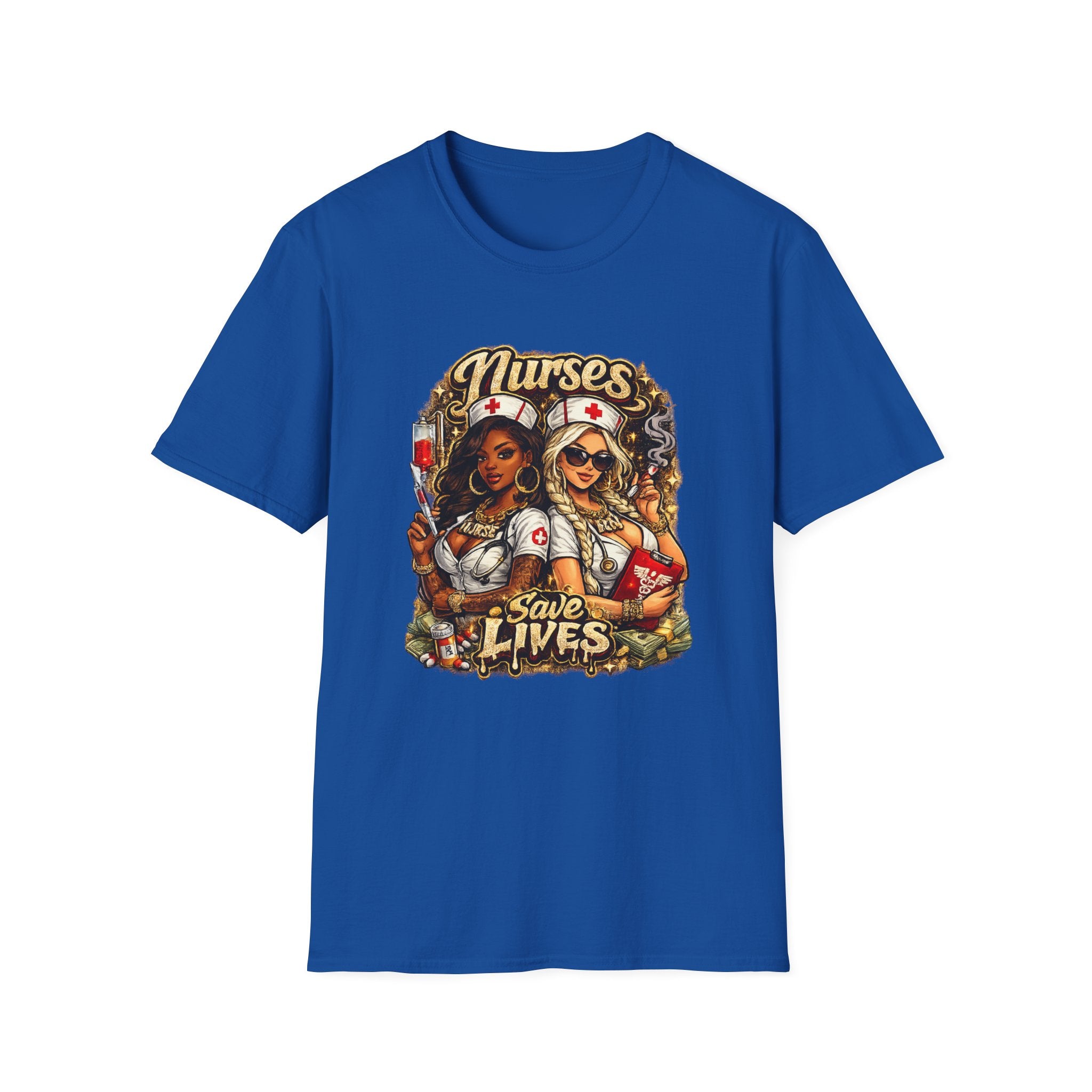 Nurses Save Lives T-Shirt | Nurse Appreciation Gift | Bold Nurse Graphic Tee