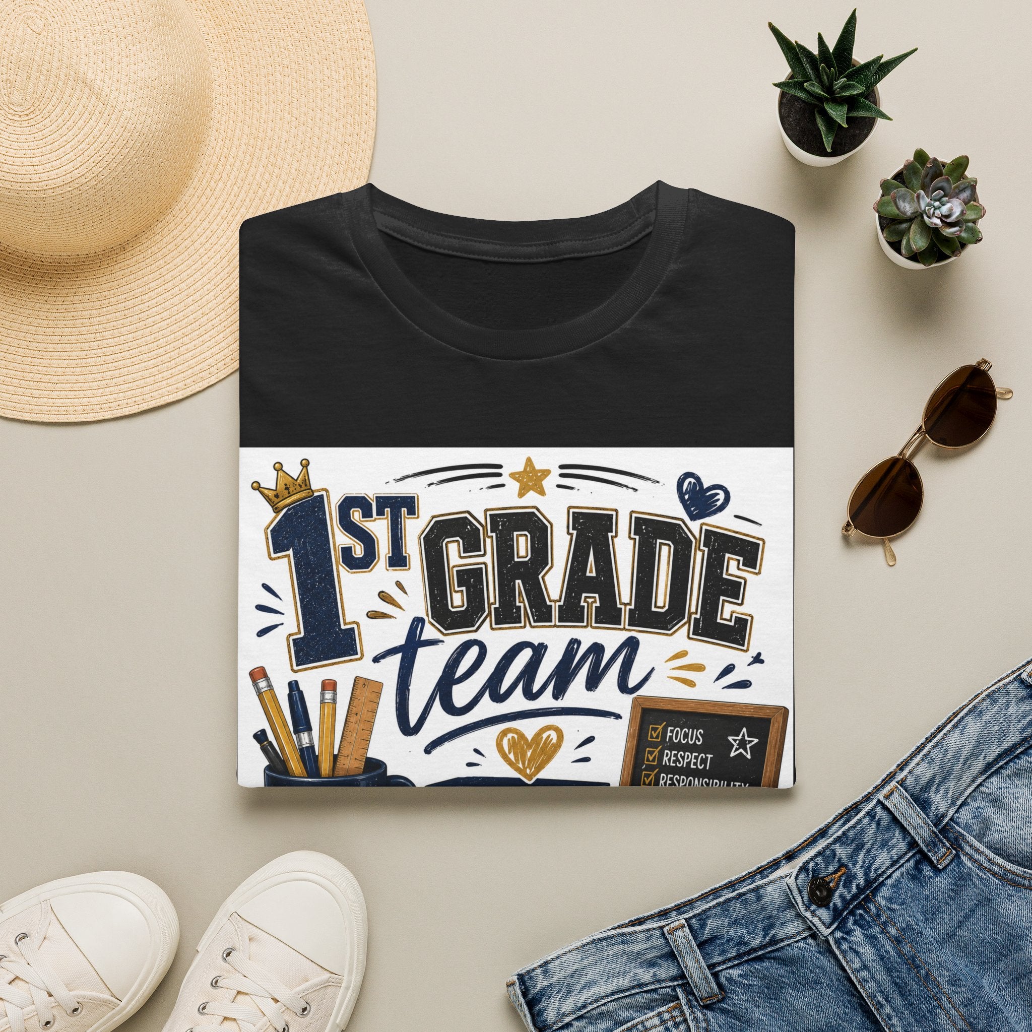 1st Grade Squad Unisex Graphic Tee | Softstyle T-Shirt