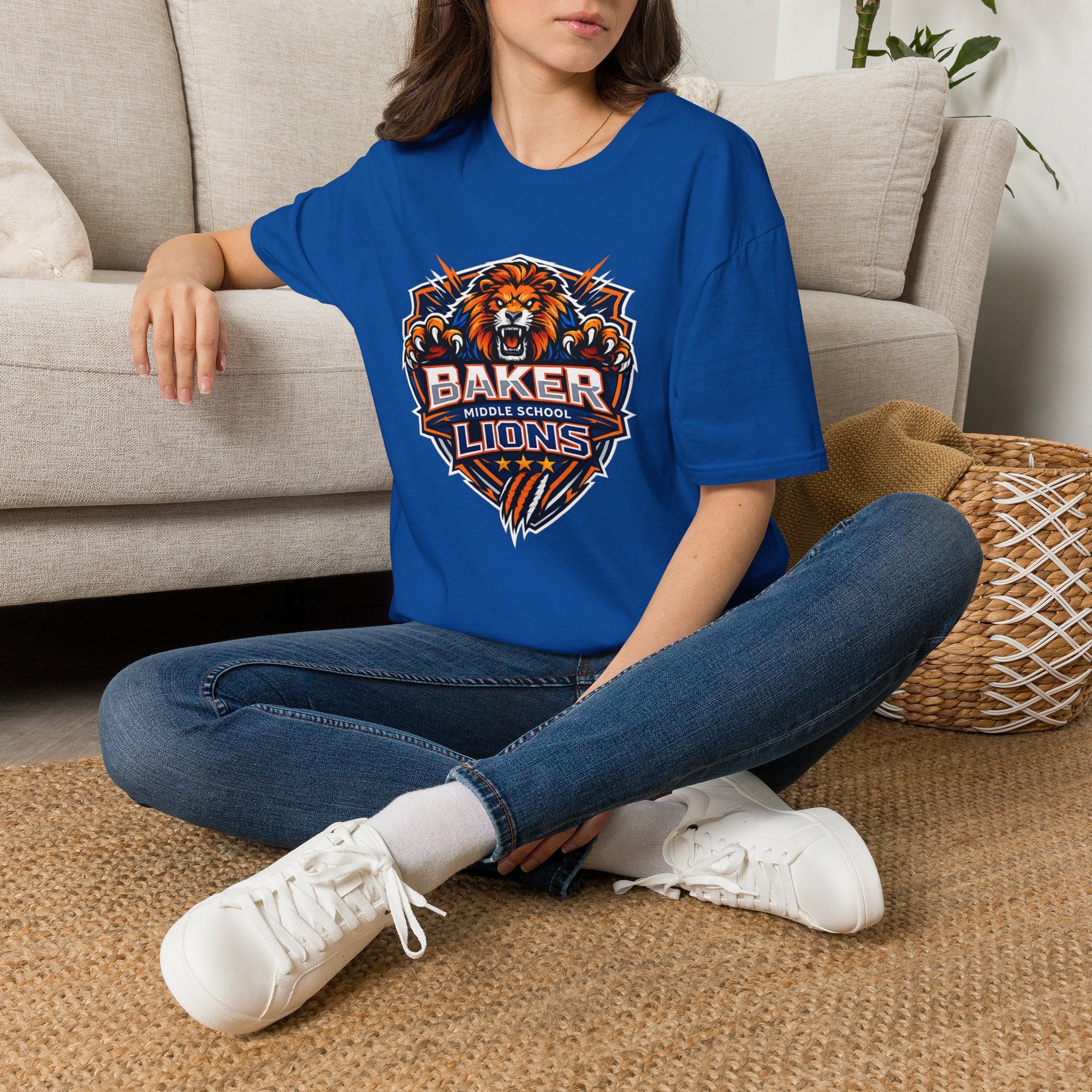 Baker Middle School Lions T-Shirt | School Spirit Tee | Lions Pride Graphic Tee