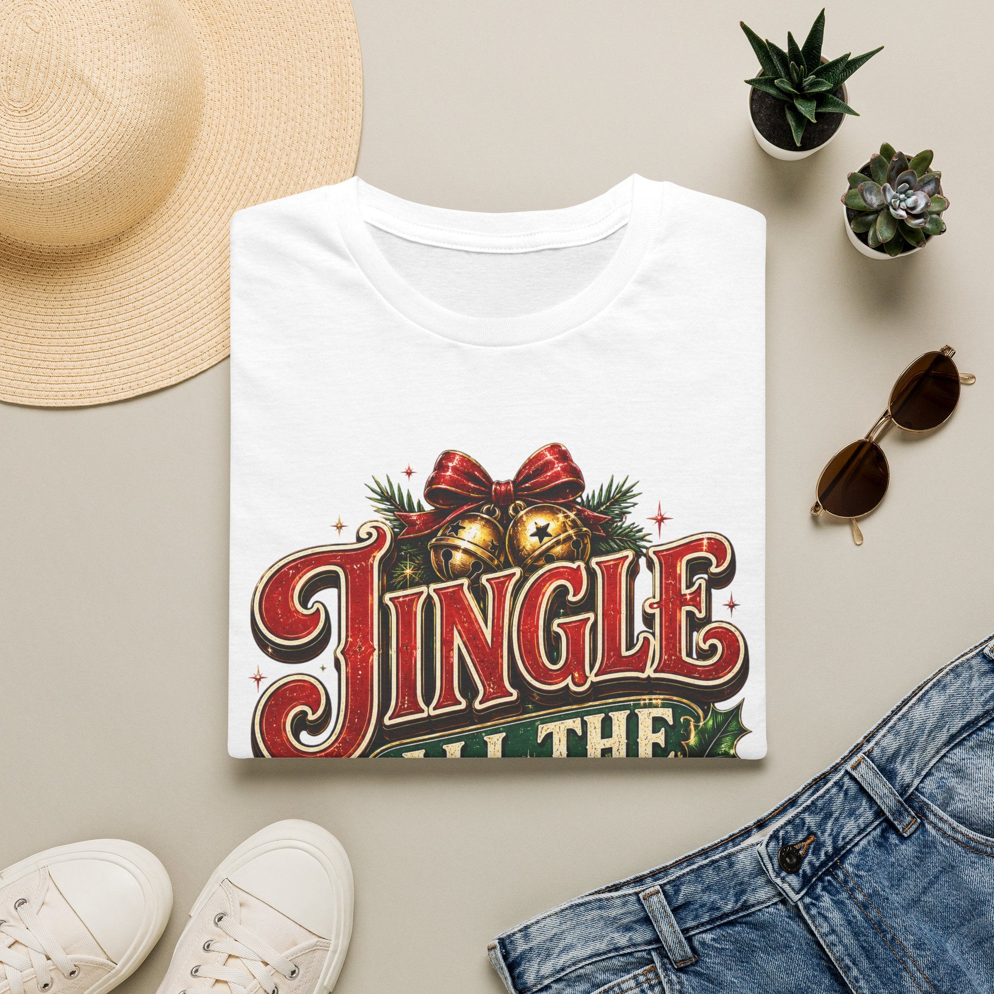 Jingle All the Way Shirt – Vintage Christmas Tee | Classic Holiday Gift
