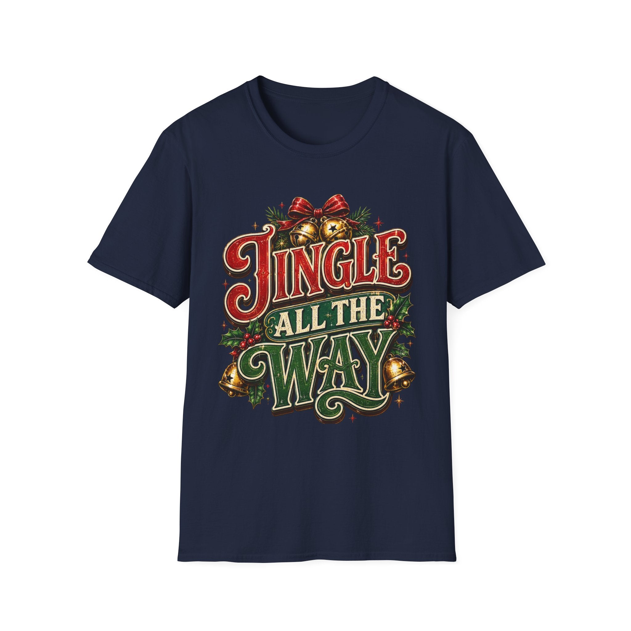 Jingle All the Way Shirt – Vintage Christmas Tee | Classic Holiday Gift