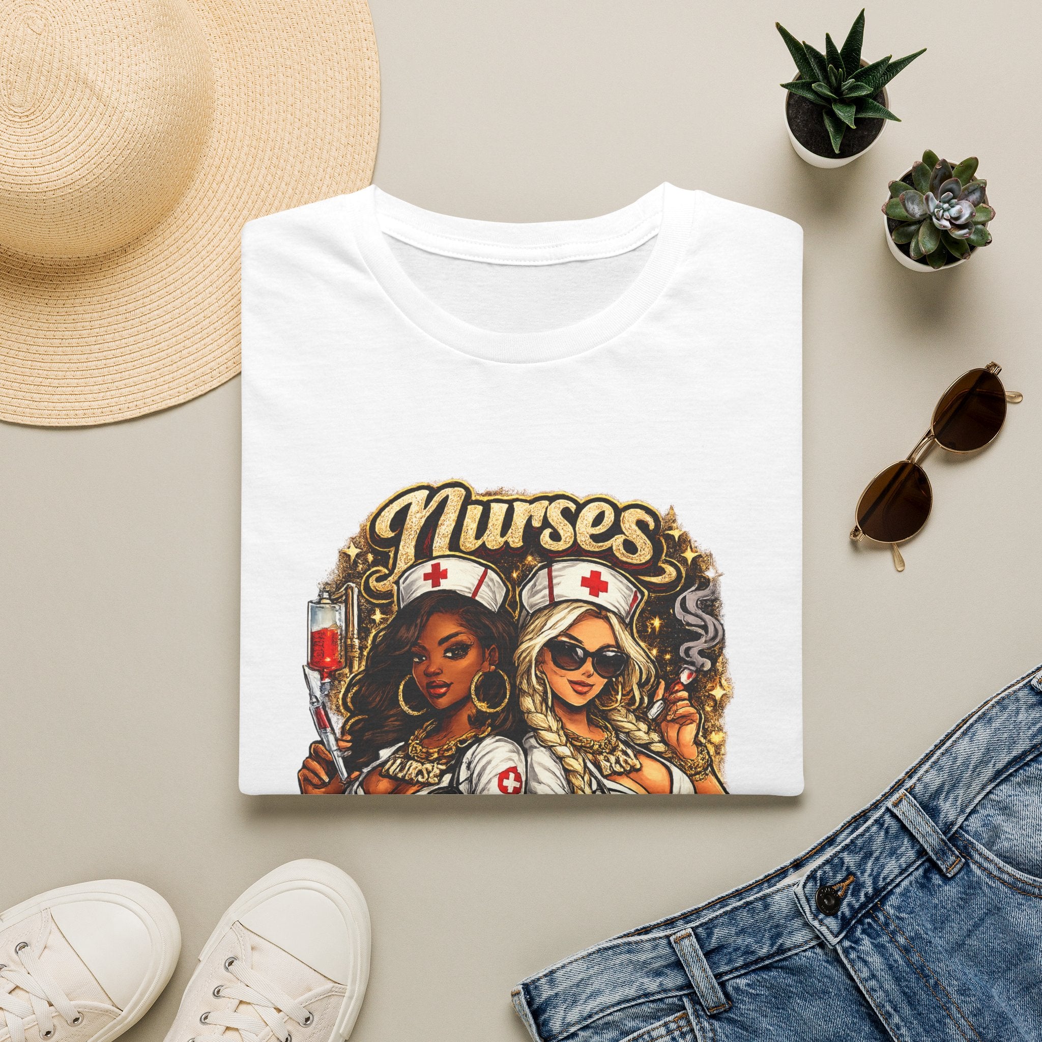Nurses Save Lives T-Shirt | Nurse Appreciation Gift | Bold Nurse Graphic Tee