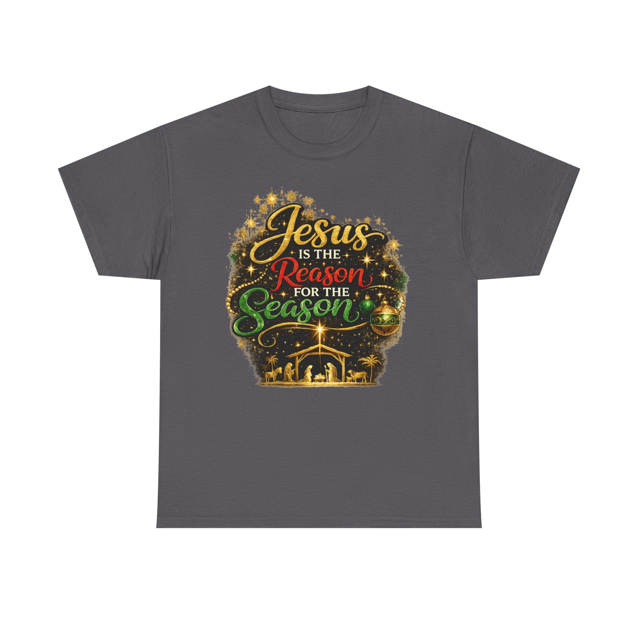 Jesus is the Reason for the Season Shirt – Christian Christmas Tee | Faith Holiday Gift
