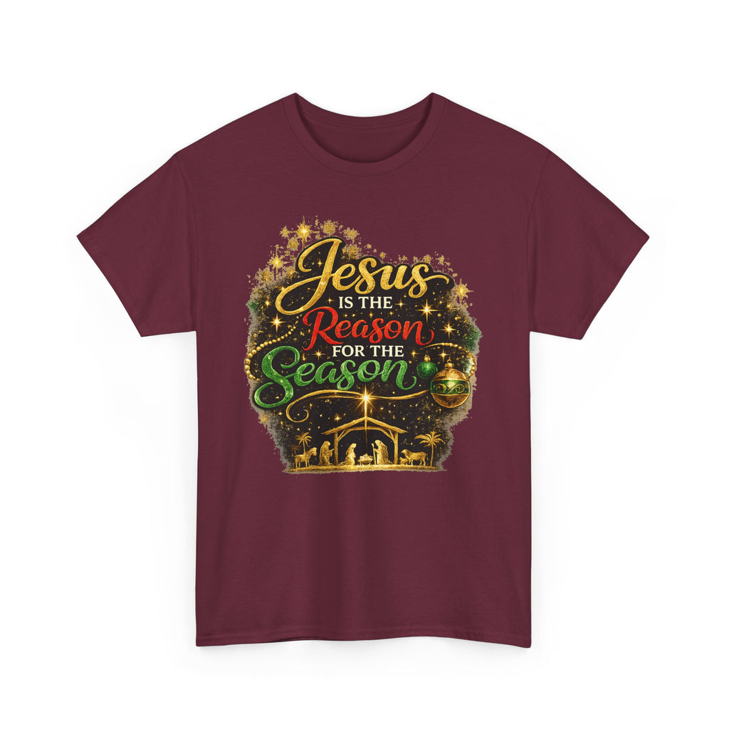 Jesus is the Reason for the Season Shirt – Christian Christmas Tee | Faith Holiday Gift