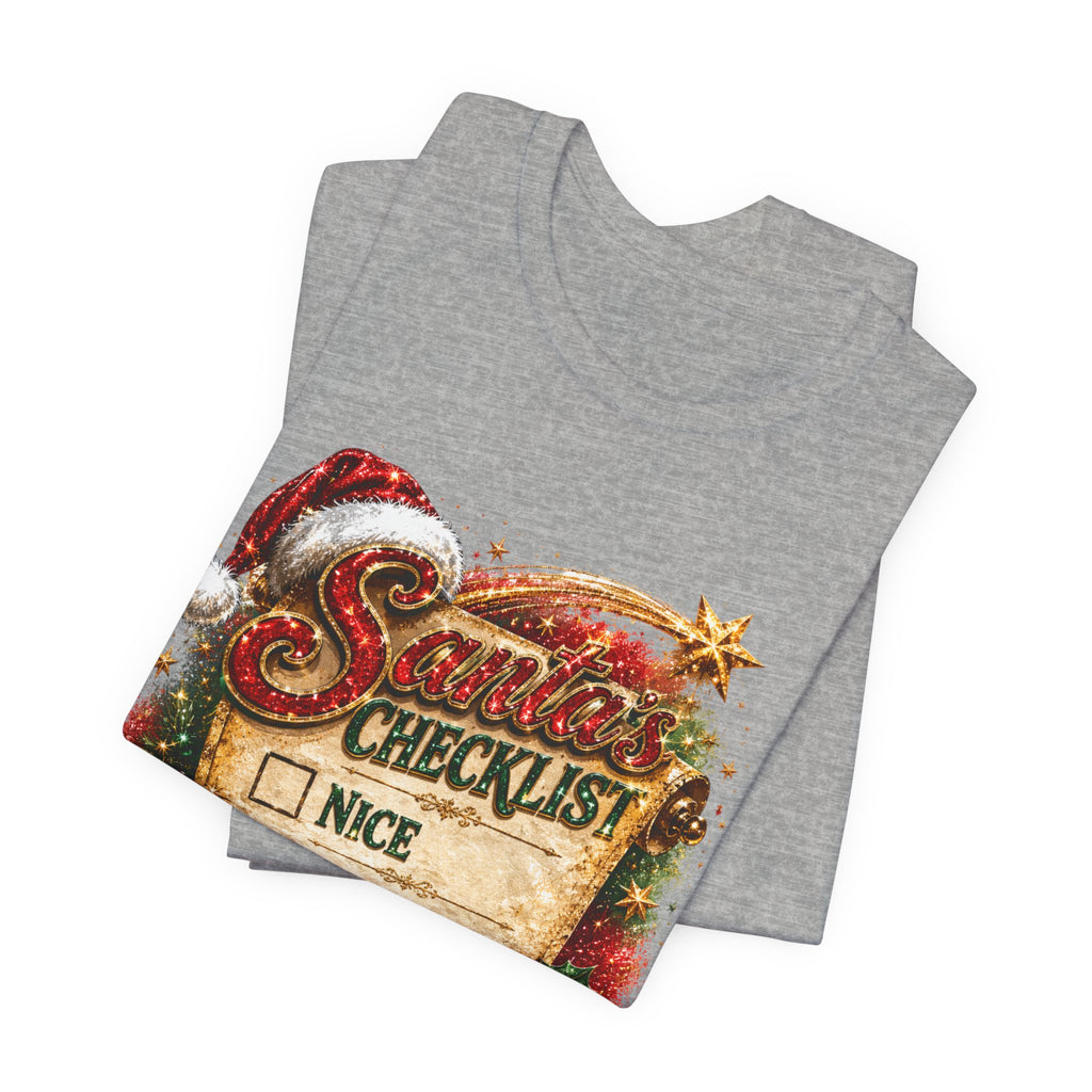 Santa's Checklist: Misunderstood – Funny Christmas T-Shirt