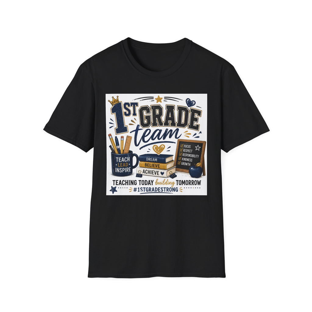 1st Grade Squad Unisex Graphic Tee | Softstyle T-Shirt