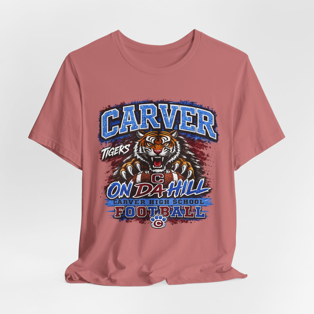 Carver Tigers On Da Hill T-Shirt | Carver High School Football Graphic Tee