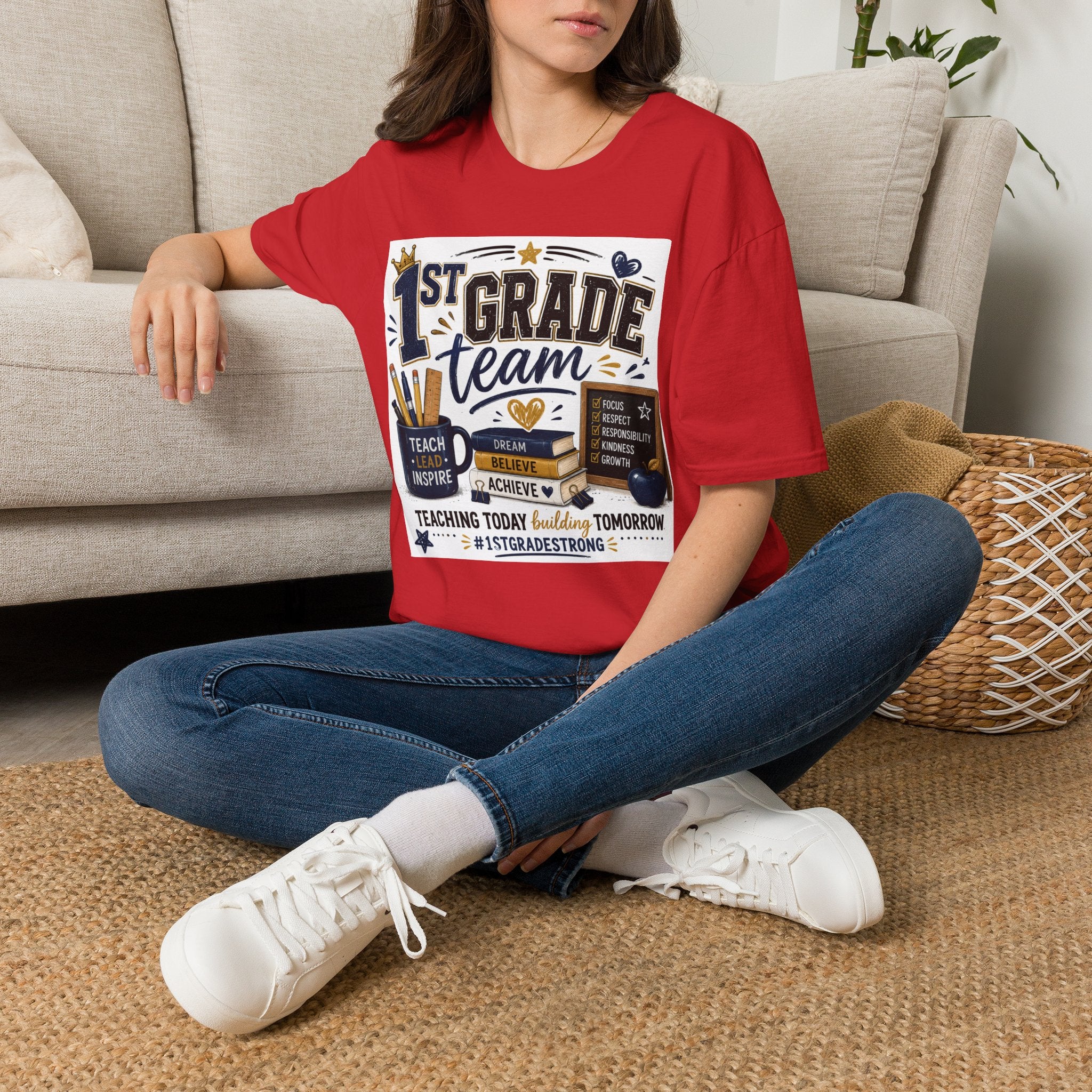 1st Grade Squad Unisex Graphic Tee | Softstyle T-Shirt