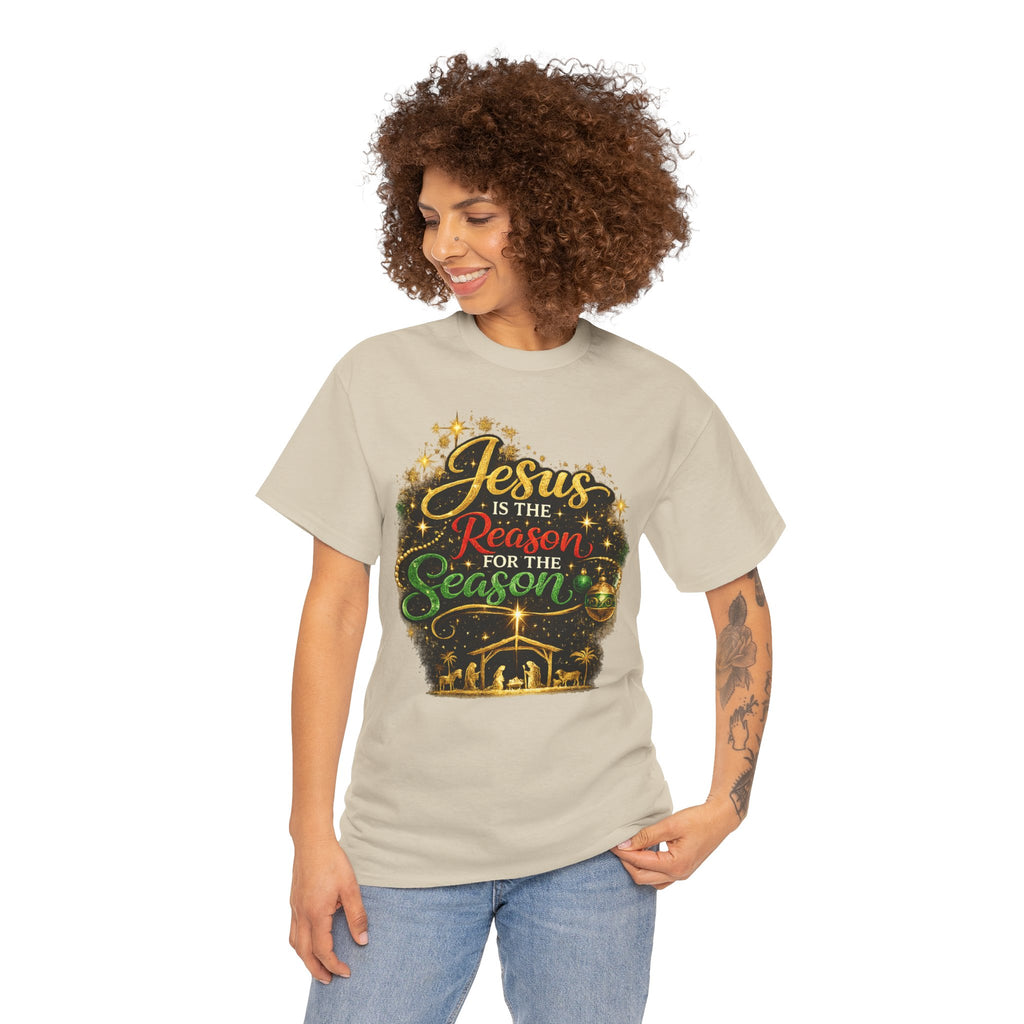 Jesus is the Reason for the Season Shirt – Christian Christmas Tee | Faith Holiday Gift