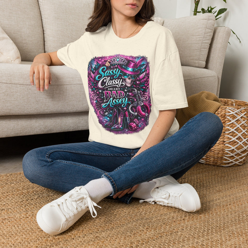 Sassy Classy And A Bit Bad Assey T-Shirt | Skeleton Queen Women's Graphic Tee