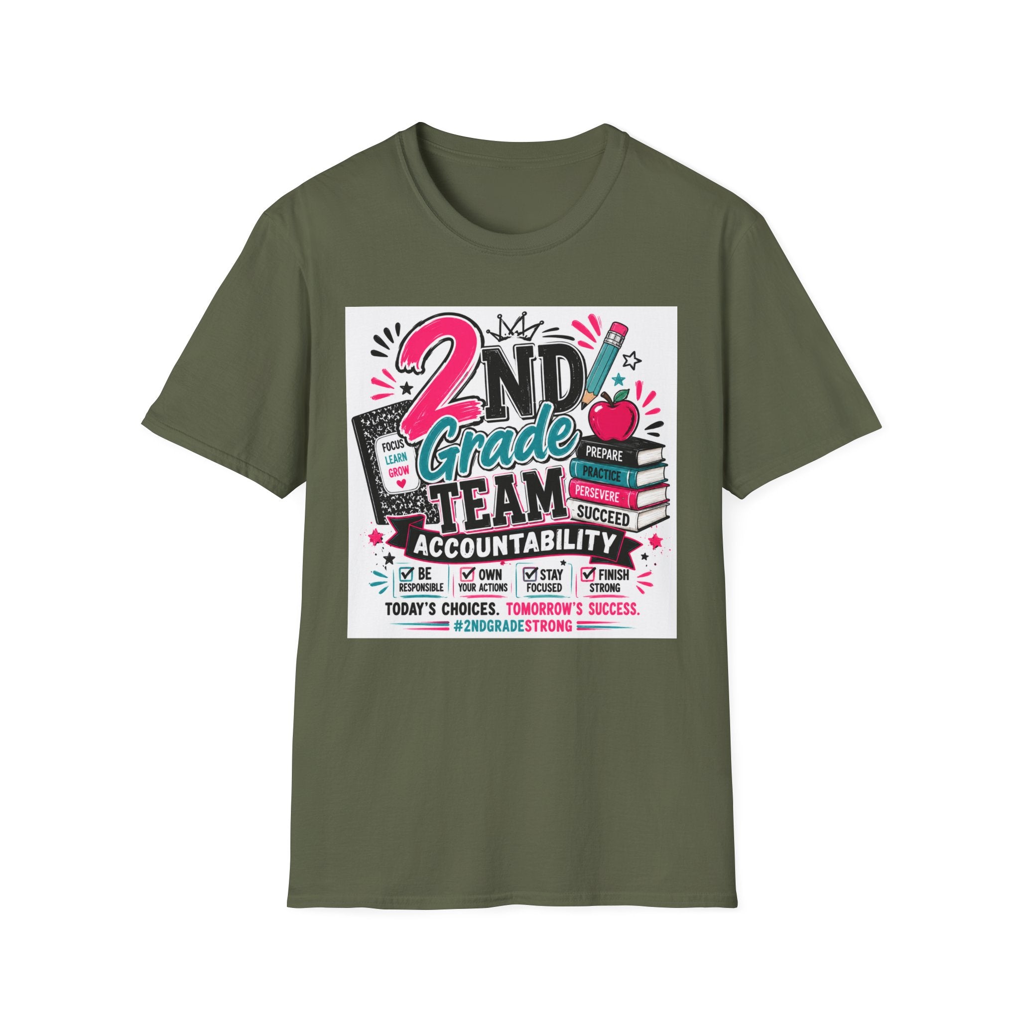 2nd Grade Team T-Shirt — Teacher Appreciation Back-to-School Tee
