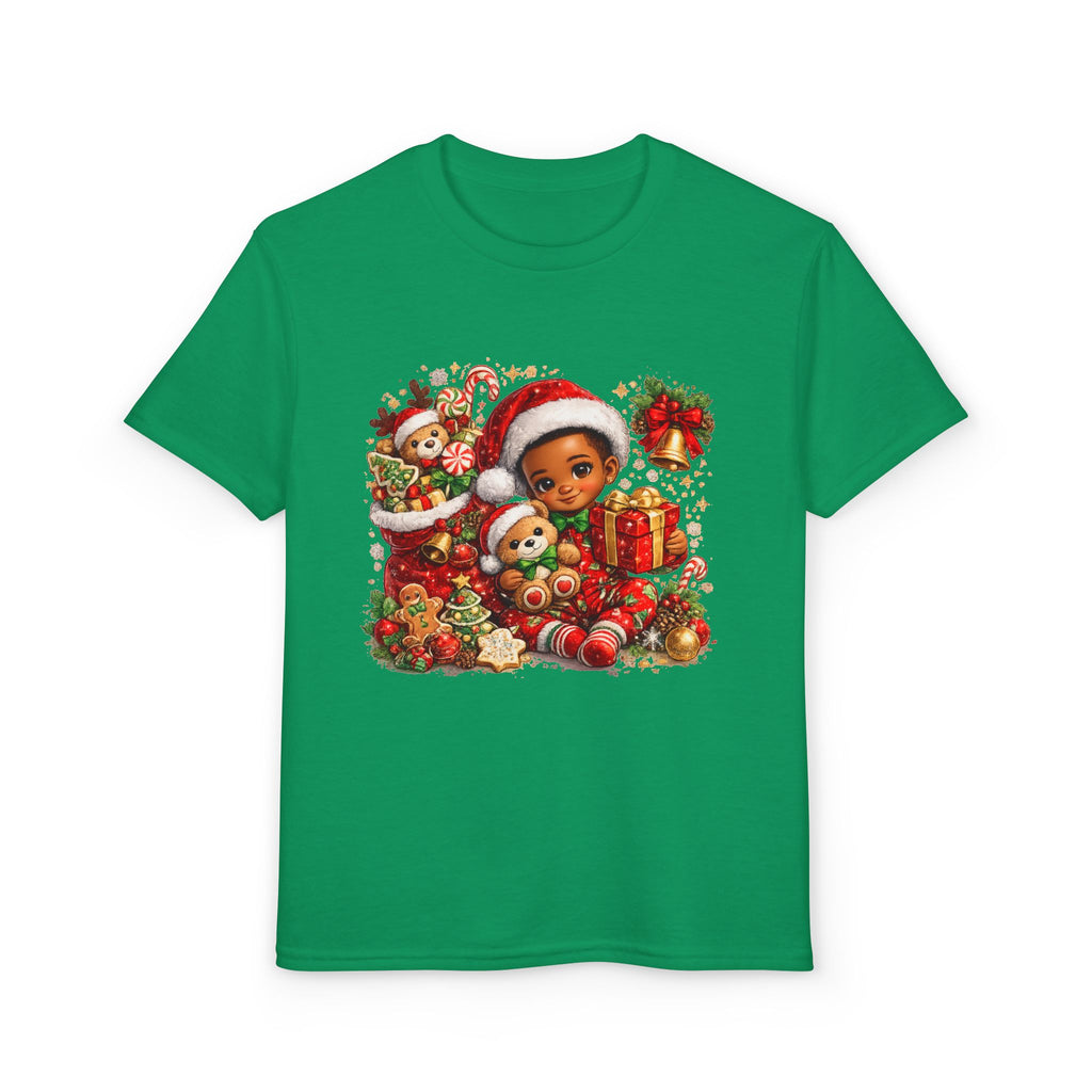 Black Boy Christmas Shirt – Melanin Kids Holiday Tee | Christmas Gift for Boys