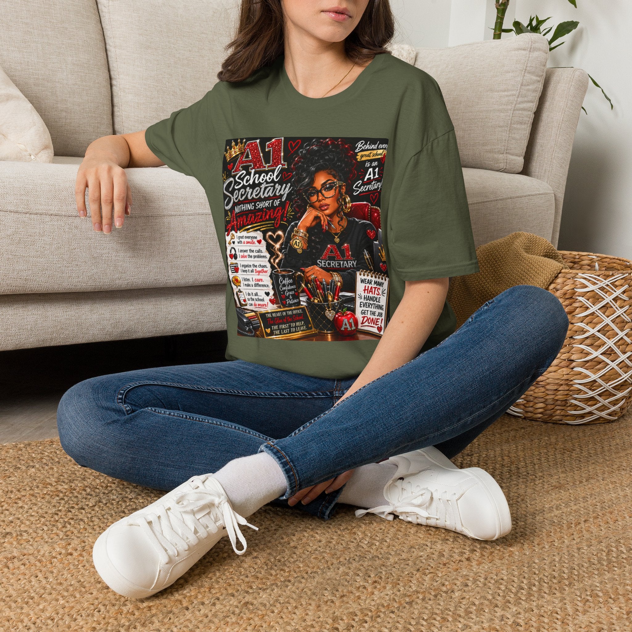 A1 School Secretary Graphic T-Shirt — Nothing Short of Amazing