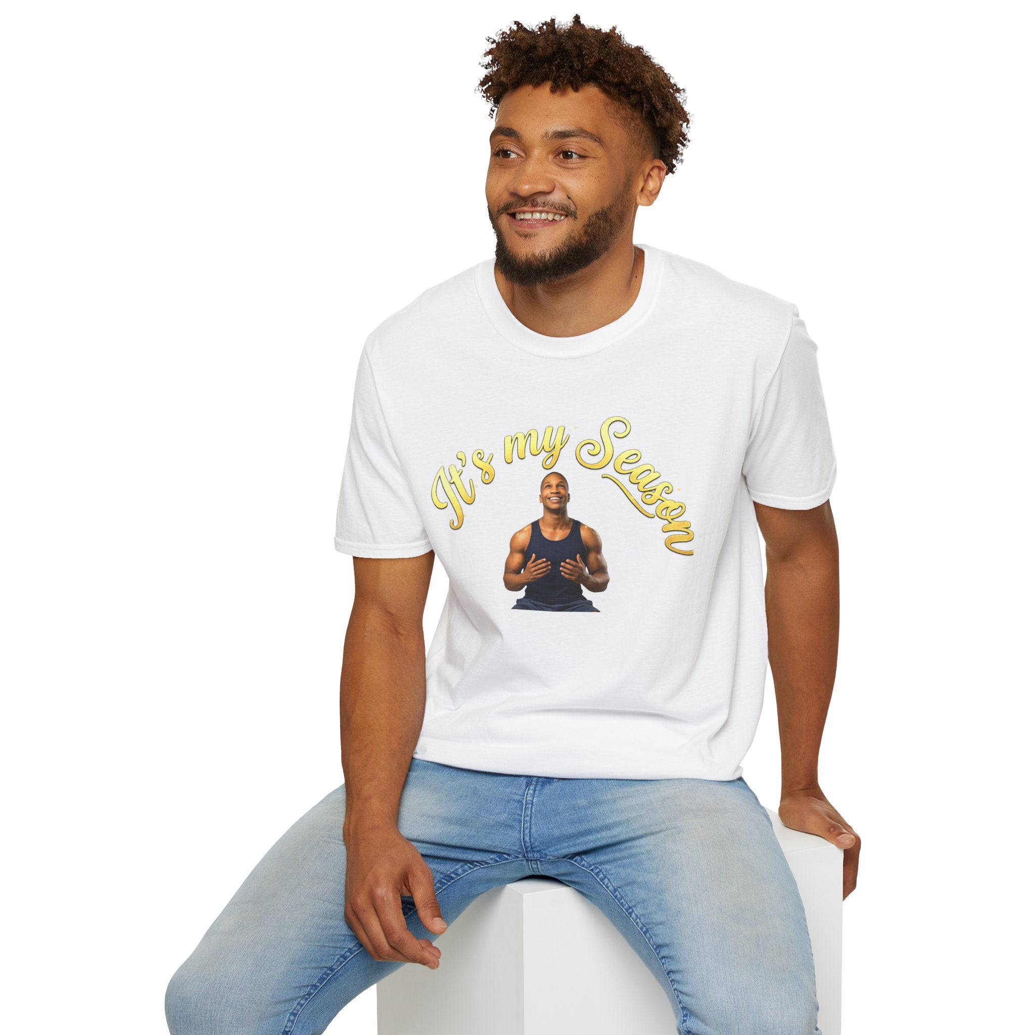 It's My Season T-Shirt | Gold Motivational Tee | Men's Empowerment Graphic Tee