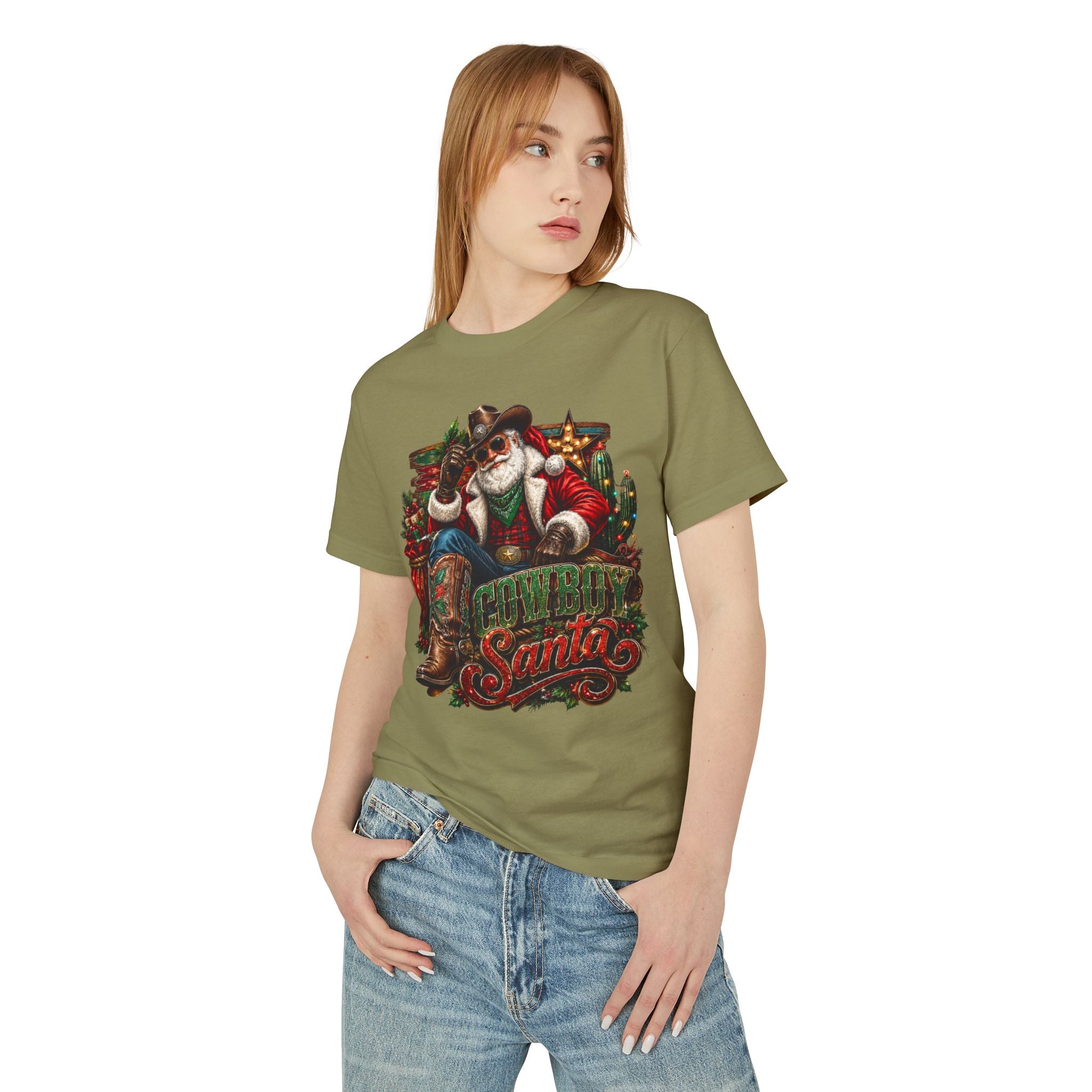 Cowboy Santa Shirt – Western Christmas Tee | Country Holiday Gift